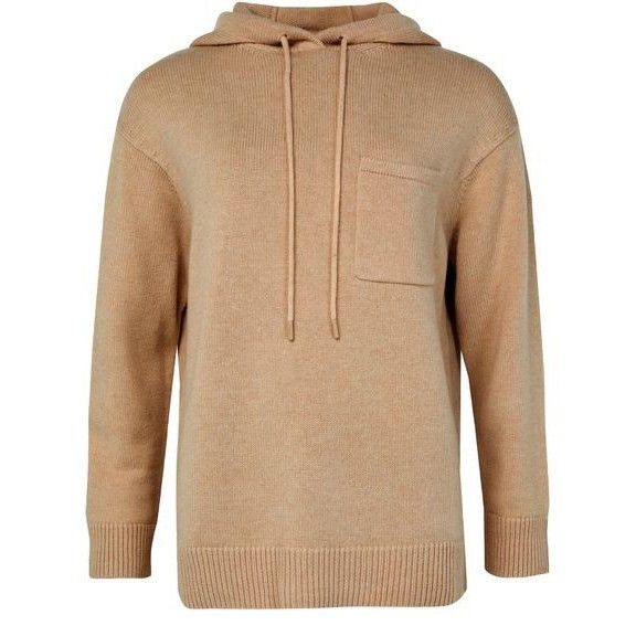 MAX MARA Liana Beige Woool Hoodie New & Authentic (Women's s