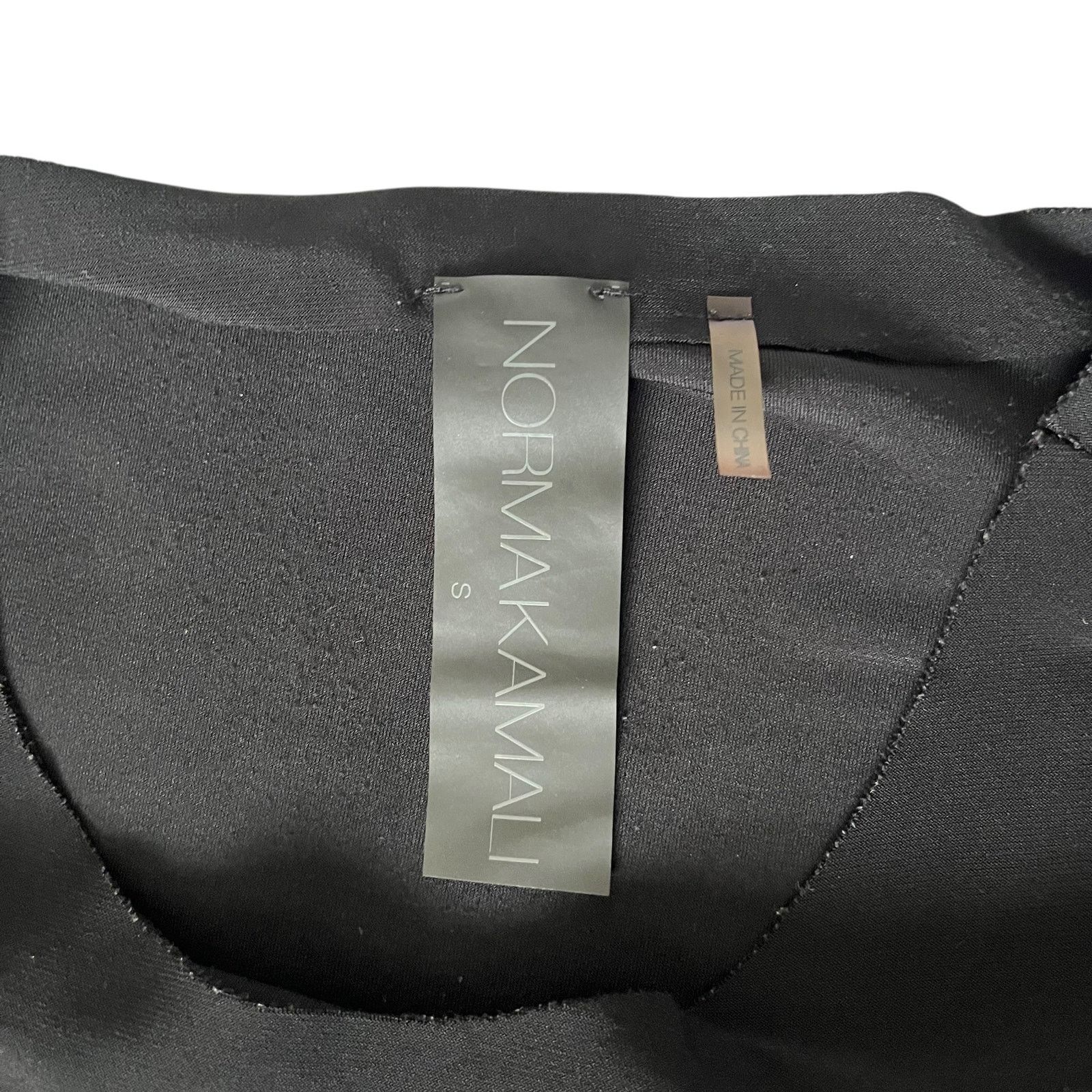 Norma Kamali Norma Kamali Black Oversized Long-Sleeve Jersey Tee Top Size S / US 4 / IT 40 - 3 Thumbnail