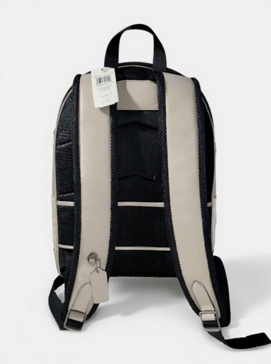 Coach Coach West Backpack in Signature Canvas with Varsity Stripe Size ONE SIZE - 4 Thumbnail