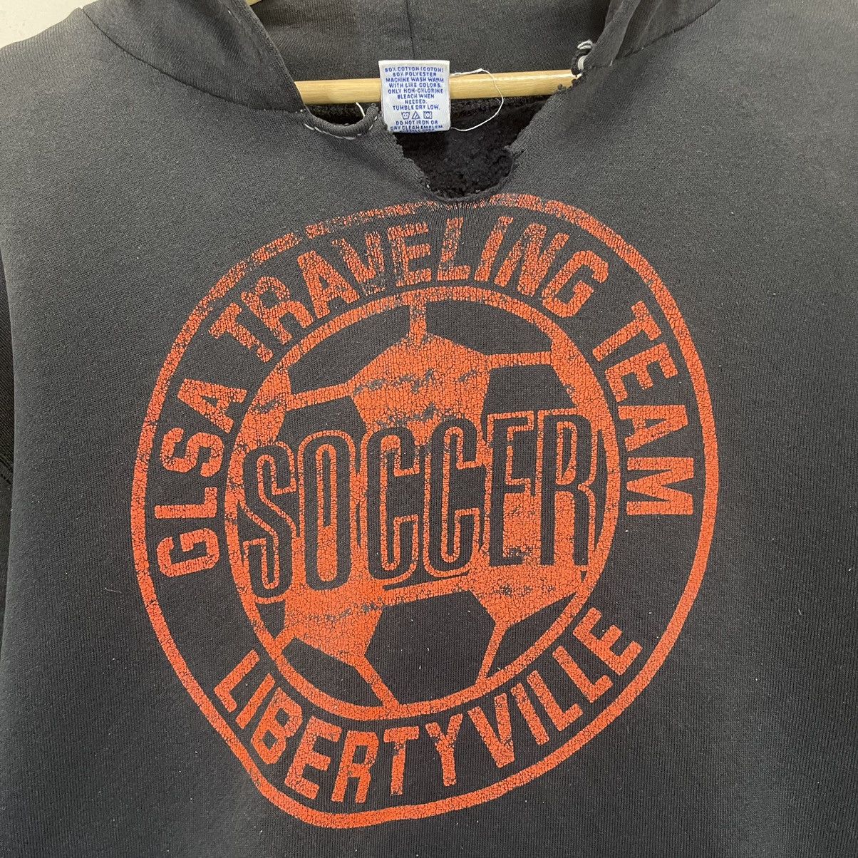 Russell Athletic × Vintage 90s Russell Athletic GLSA Traveling Team Soccer Hoodies Size US M / EU 48-50 / 2 - 5 Thumbnail