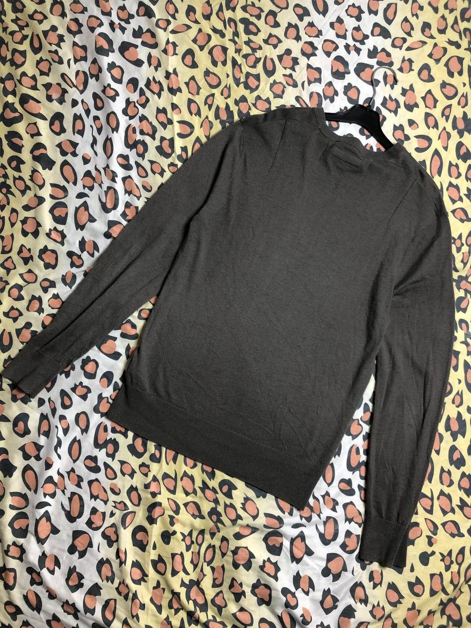 Allsaints AllSaints Merino Wool Knit Sweater V-neck Basic Logo Size US M / EU 48-50 / 2 - 6 Thumbnail