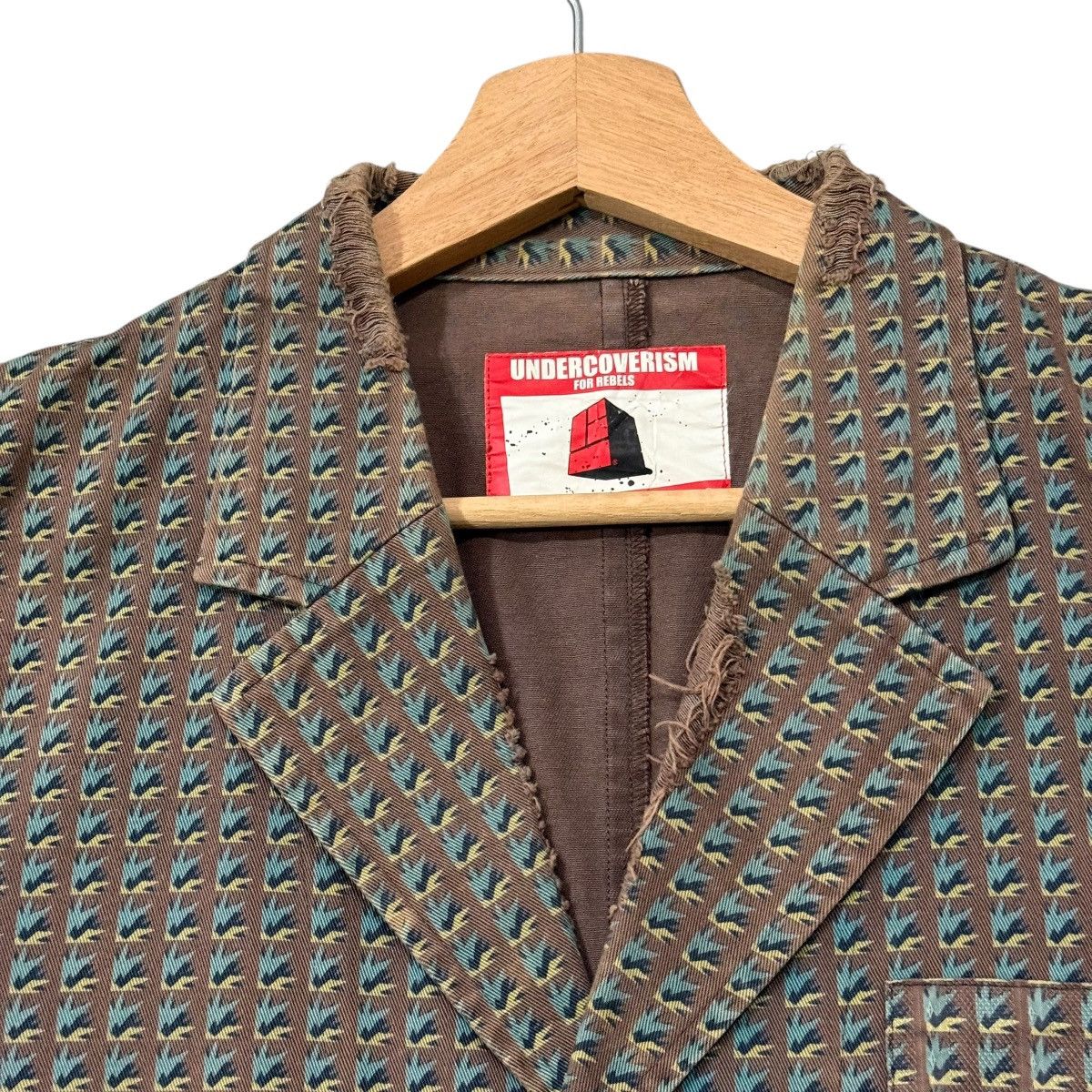 Undercover S/S2002 Undercover Illusion Of Haze Patchwork Coat Jacket Size US L / EU 52-54 / 3 - 9 Thumbnail