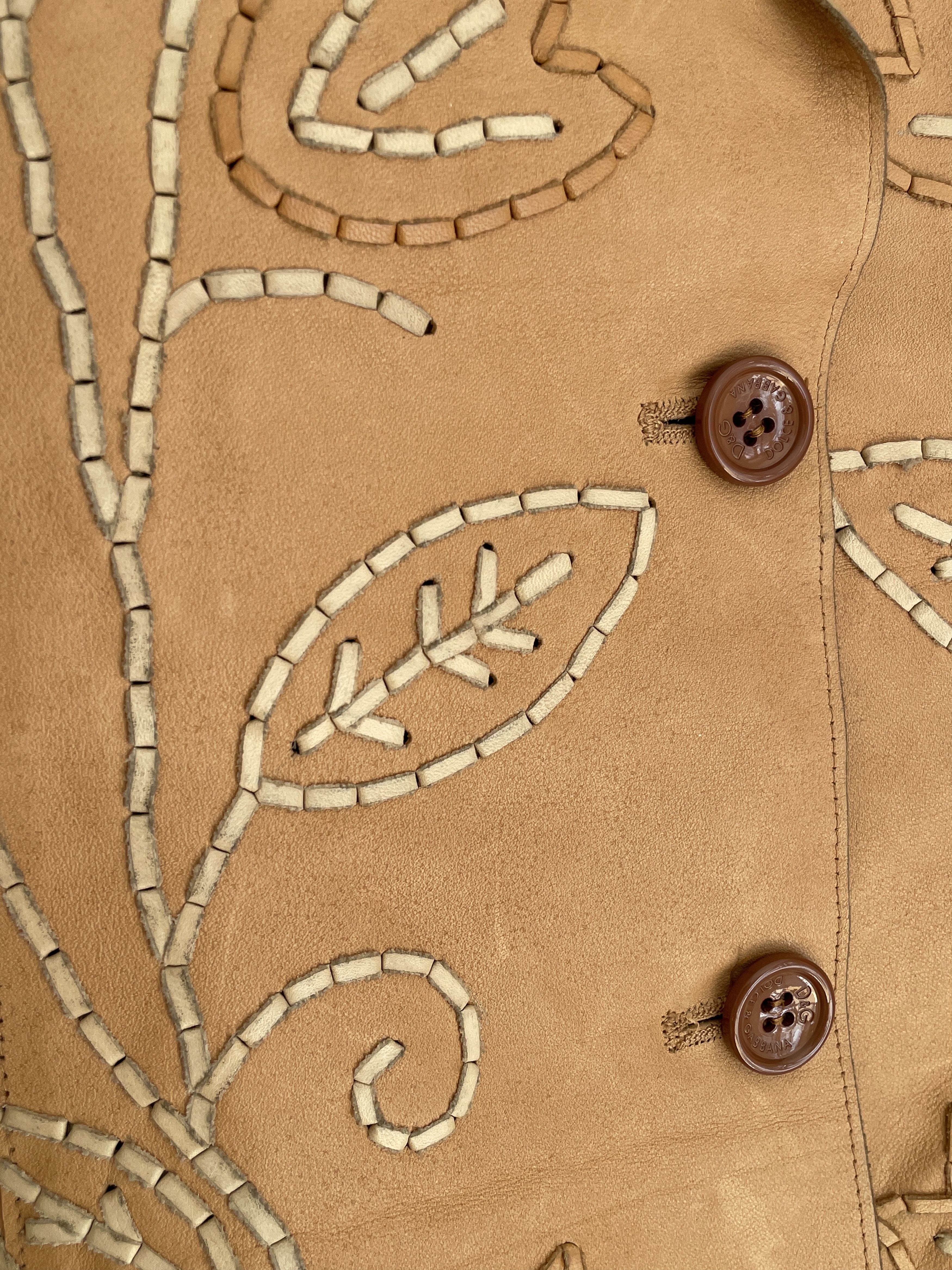 Dolce & Gabbana Rare leather jacket in camel beige Size M / US 6-8 / IT 42-44 - 7 Thumbnail