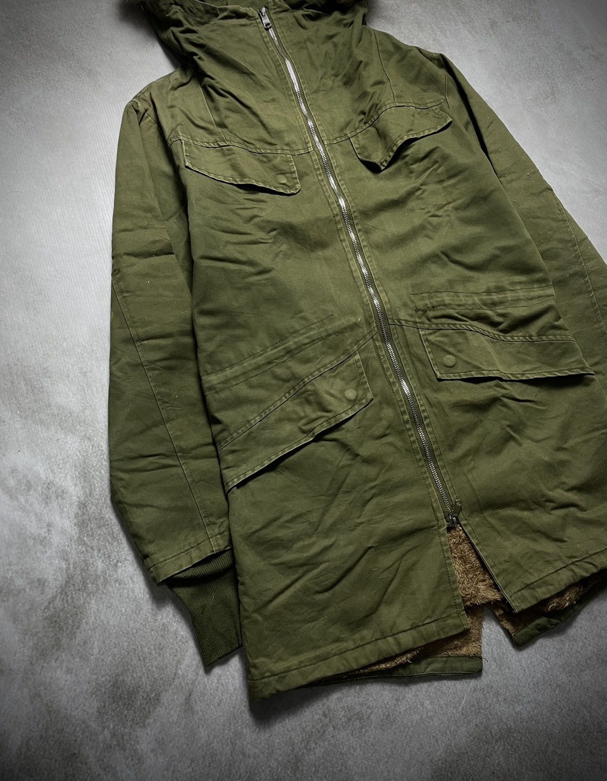 If Six Was Nine 2000’s SHEYA - Apocalypse Style Fur Parka Jacket Size US L / EU 52-54 / 3 - 6 Thumbnail
