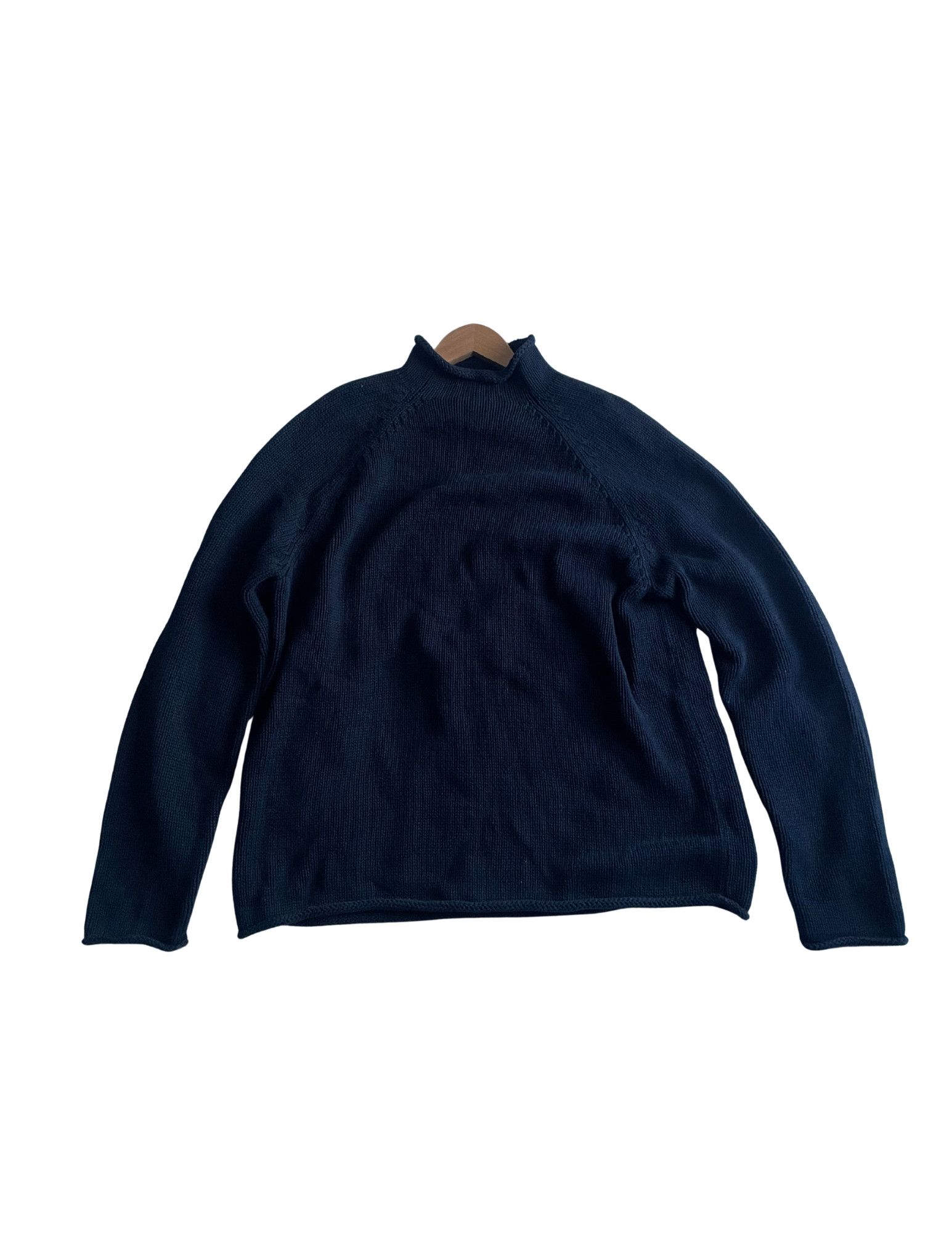 VTG J Crew Rollneck Fisherman Sweater