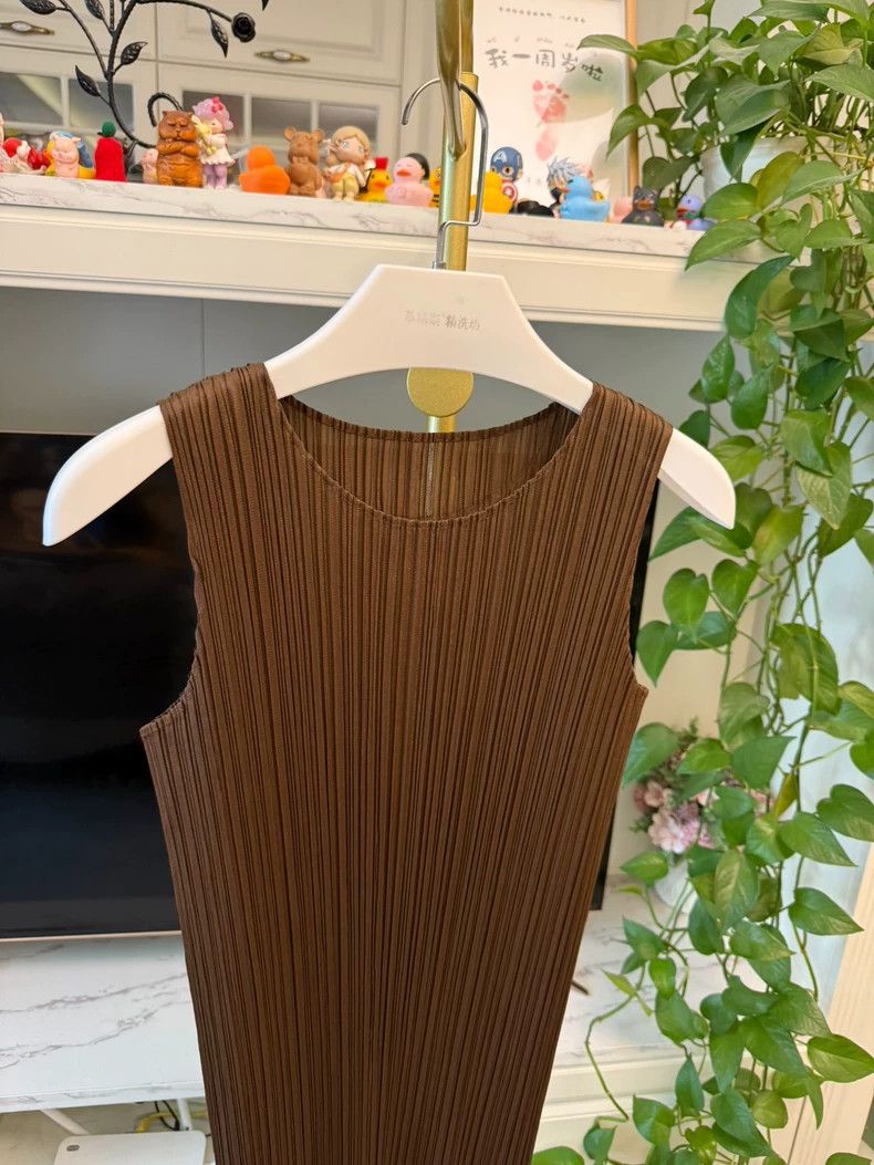 issey miyake brown dress Leap Dress  Club21.com