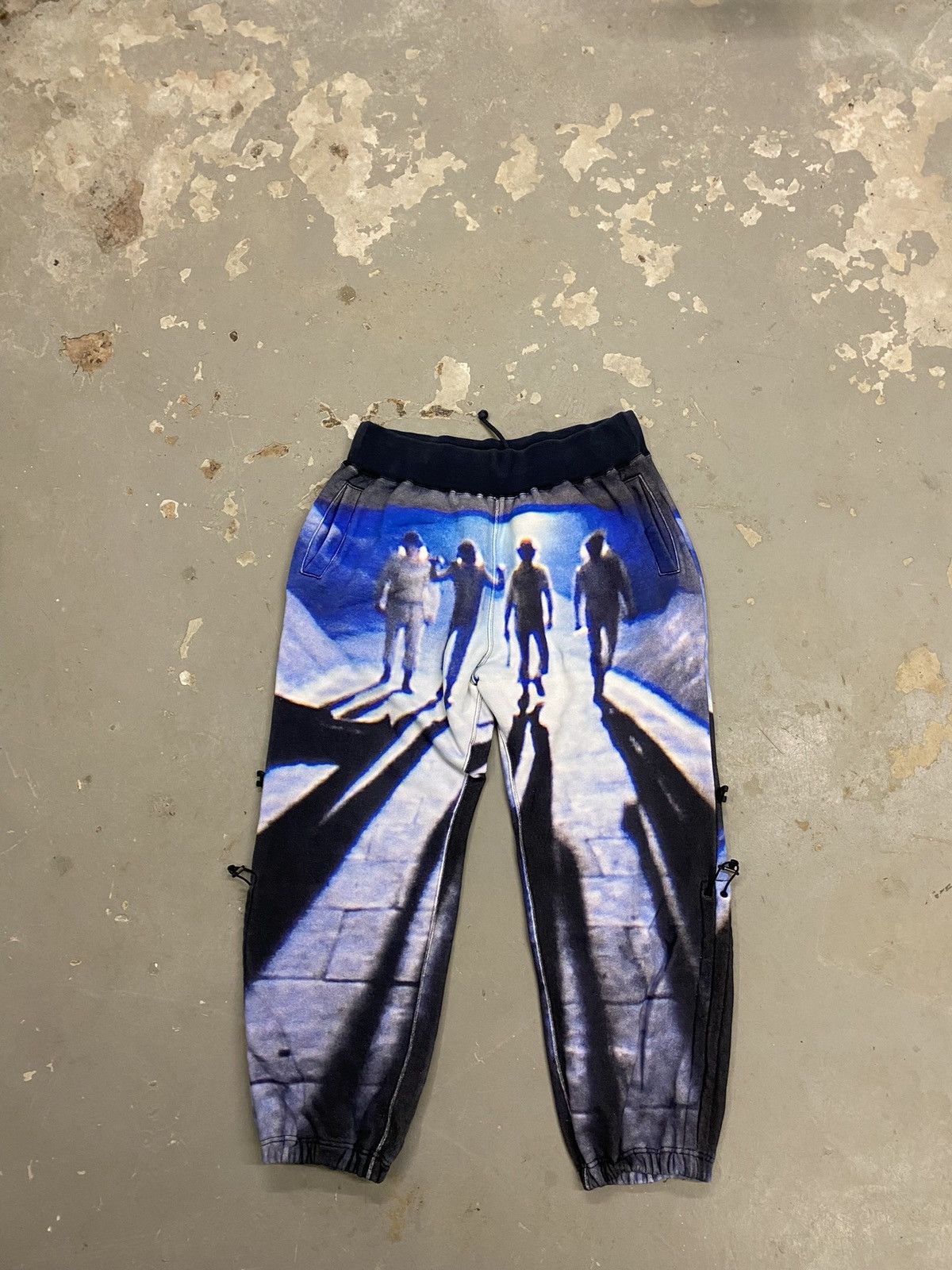 image of Undercover Clockwork Orange Sweatpants in Blue, Men's (Size 31)