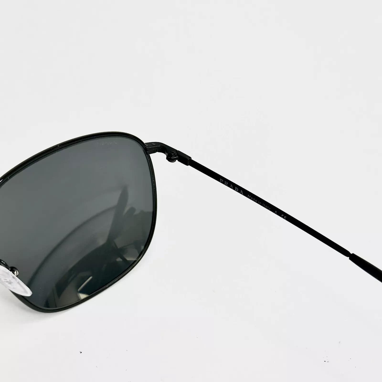 Prada PRADA COLLECTION LEAD PR52TS Black Blue Pilot Sunglasses 52T Size ONE SIZE - 3 Thumbnail