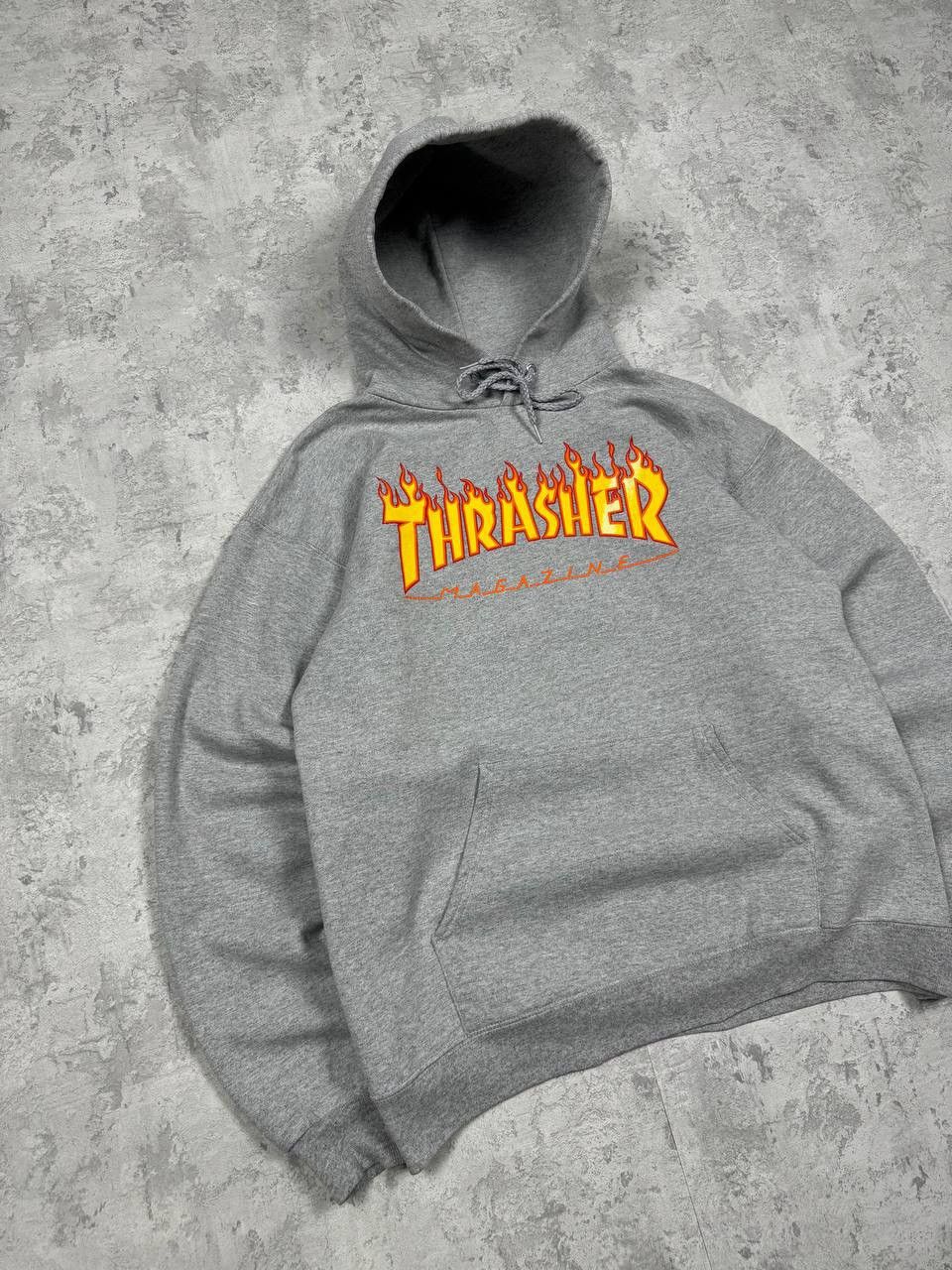 Thrasher Vintage Gray Thrasher Hoodie Big Logo Size S Size US S / EU 44-46 / 1 - 2 Thumbnail