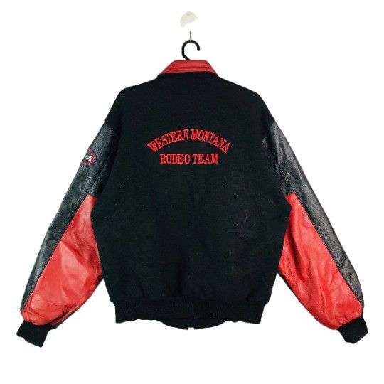 Carrol & Co. × Vintage Vtg 90s Carrol Original Wear Western Montana Rodeo Team Size US XL / EU 56 / 4 - 1 Thumbnail