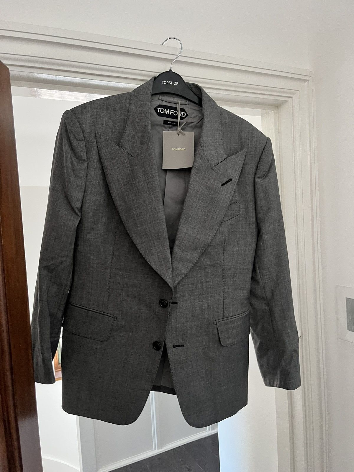 Tom Ford Tom Ford Grey wool blazer uk 38 it 48 Size 38R - 1 Thumbnail