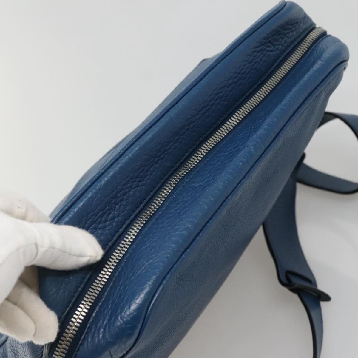 Gucci GUCCI Shoulder Bag Leather Blue Silver Size ONE SIZE - 6 Thumbnail