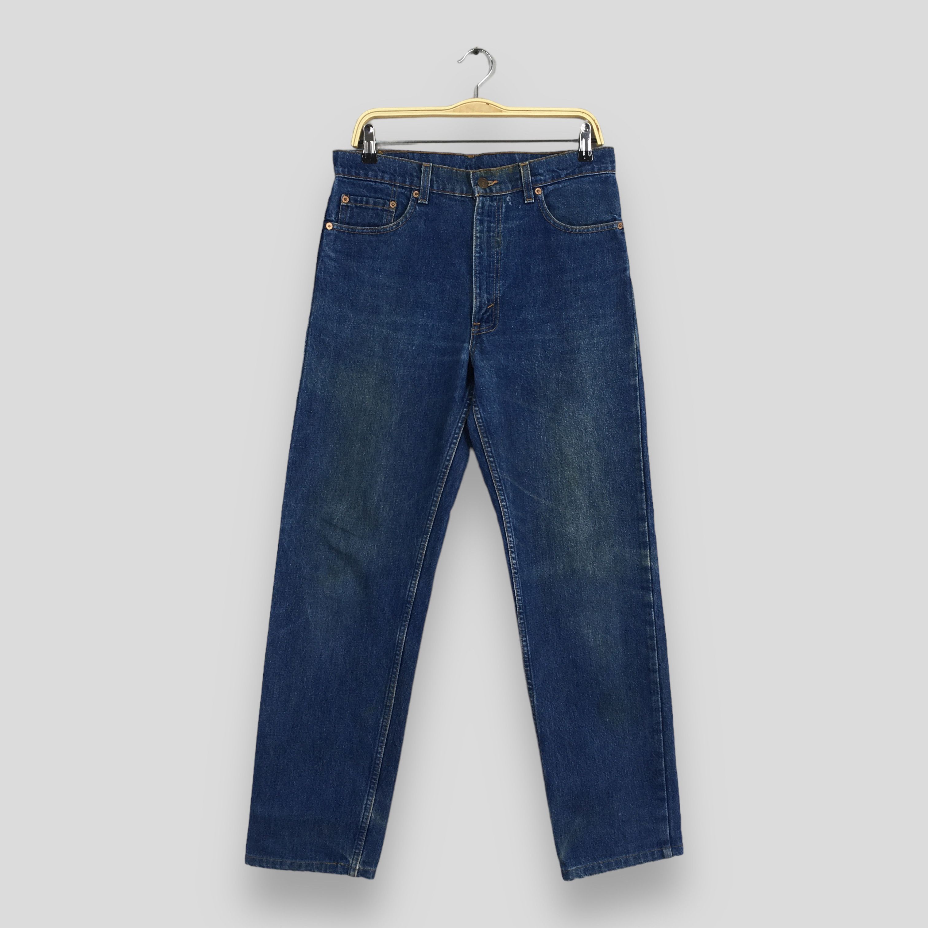Levi's Size 31x30 Vintage 90s Levi's 510 Faded Blue Jeans S297 Size US 31 - 1 Thumbnail