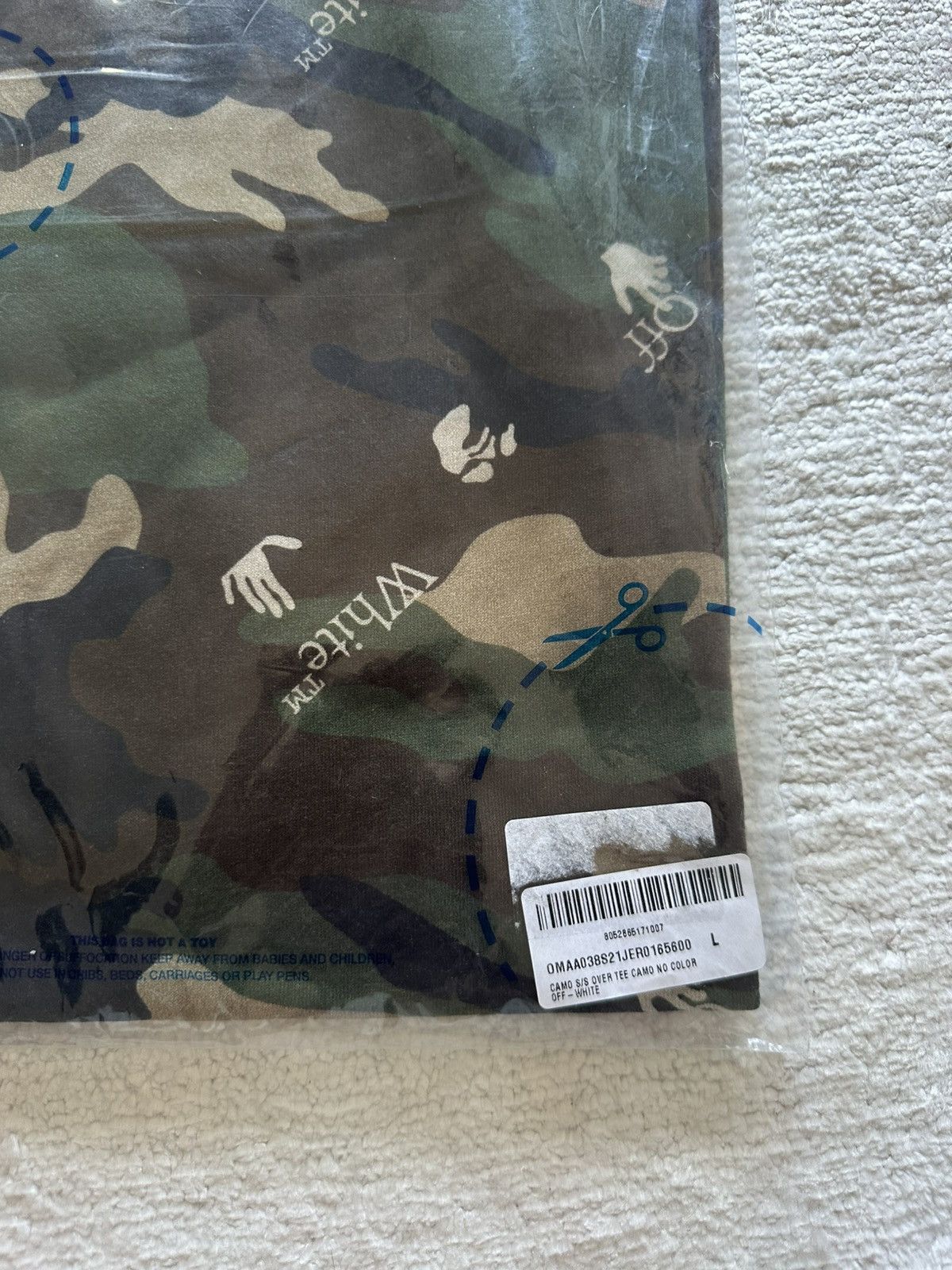 Off-White Off-White Camo S/S Over Tee – Camouflage Logo Print T-Shirt Size US L / EU 52-54 / 3 - 7 Thumbnail