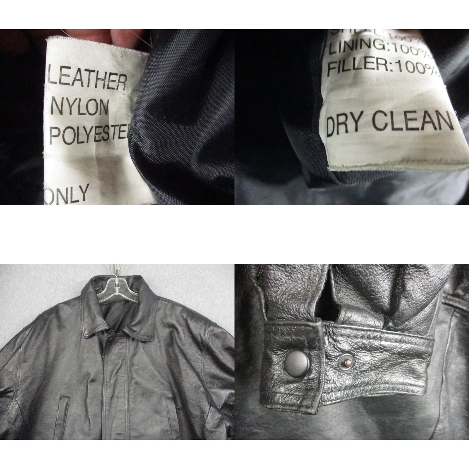 Vintage VINTAGE Wilda Genuine Leather Jacket XL Heavy Duty Lined Black Size US XL / EU 56 / 4 - 8 Thumbnail
