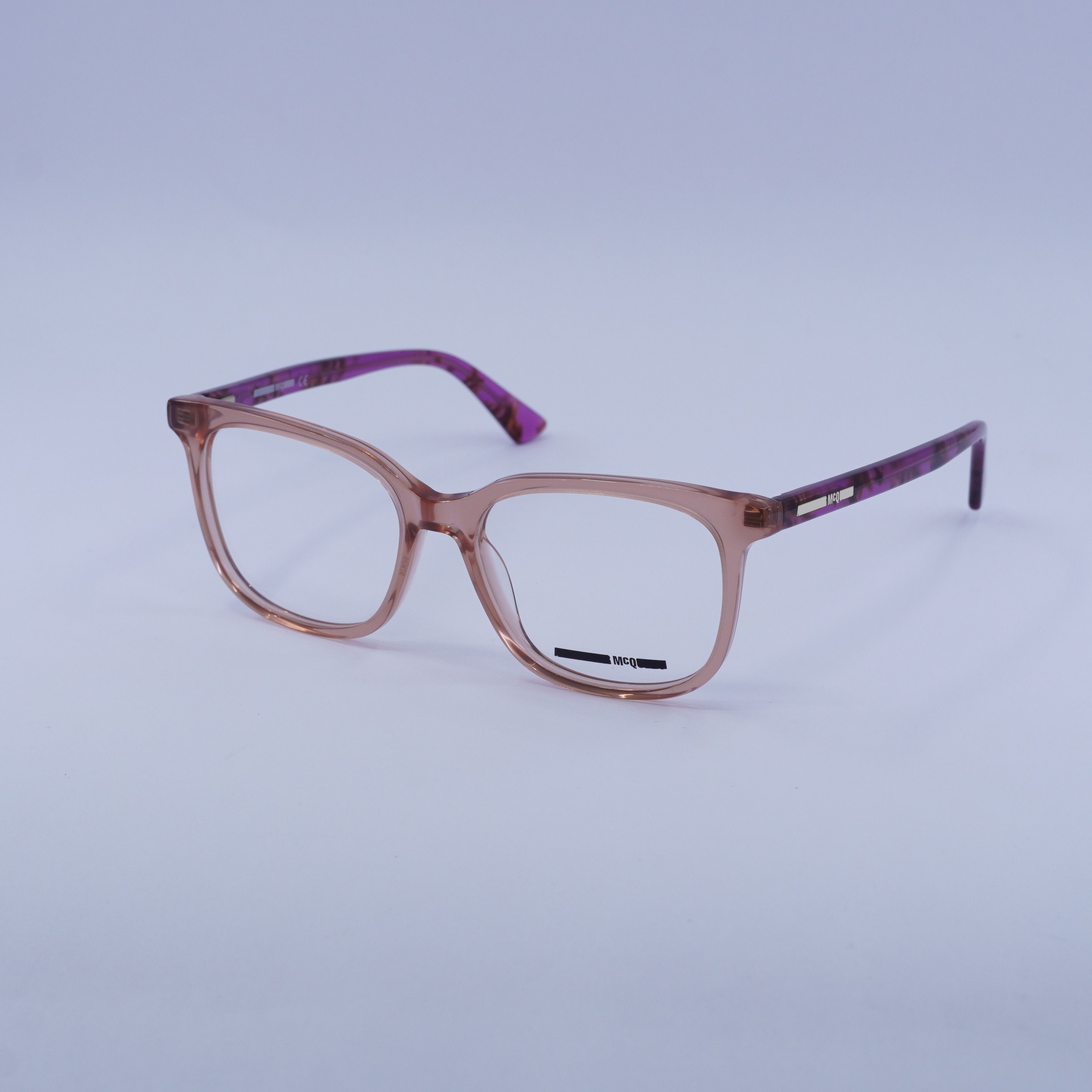 McQ Alexander McQueen McQ by Alexander McQueen MQ0276O 003 Eyeglasses Pink 52 Size ONE SIZE - 6 Thumbnail