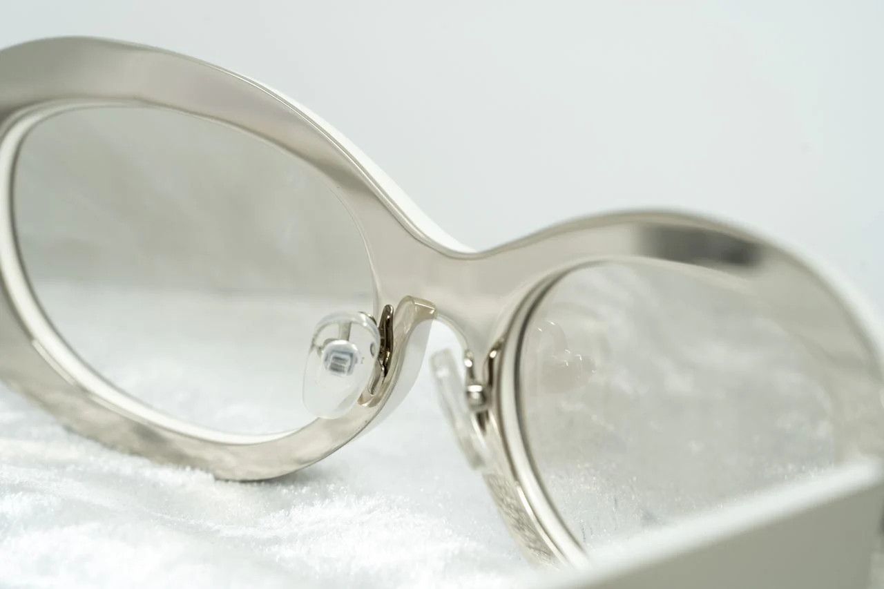 Yohji Yamamoto Yohji Yamamoto Sunglasses Cat Eye White and Clear Size ONE SIZE - 10 Thumbnail