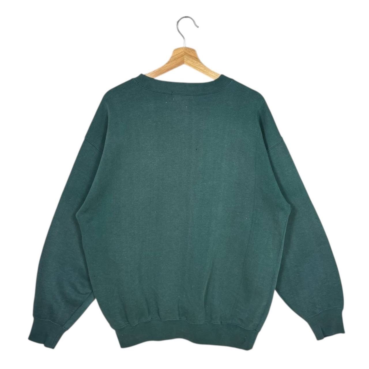 Polo Ralph Lauren Vintage Polo Ground Green Sweatshirt L Japanese Archival Size US L / EU 52-54 / 3 - 2 Thumbnail