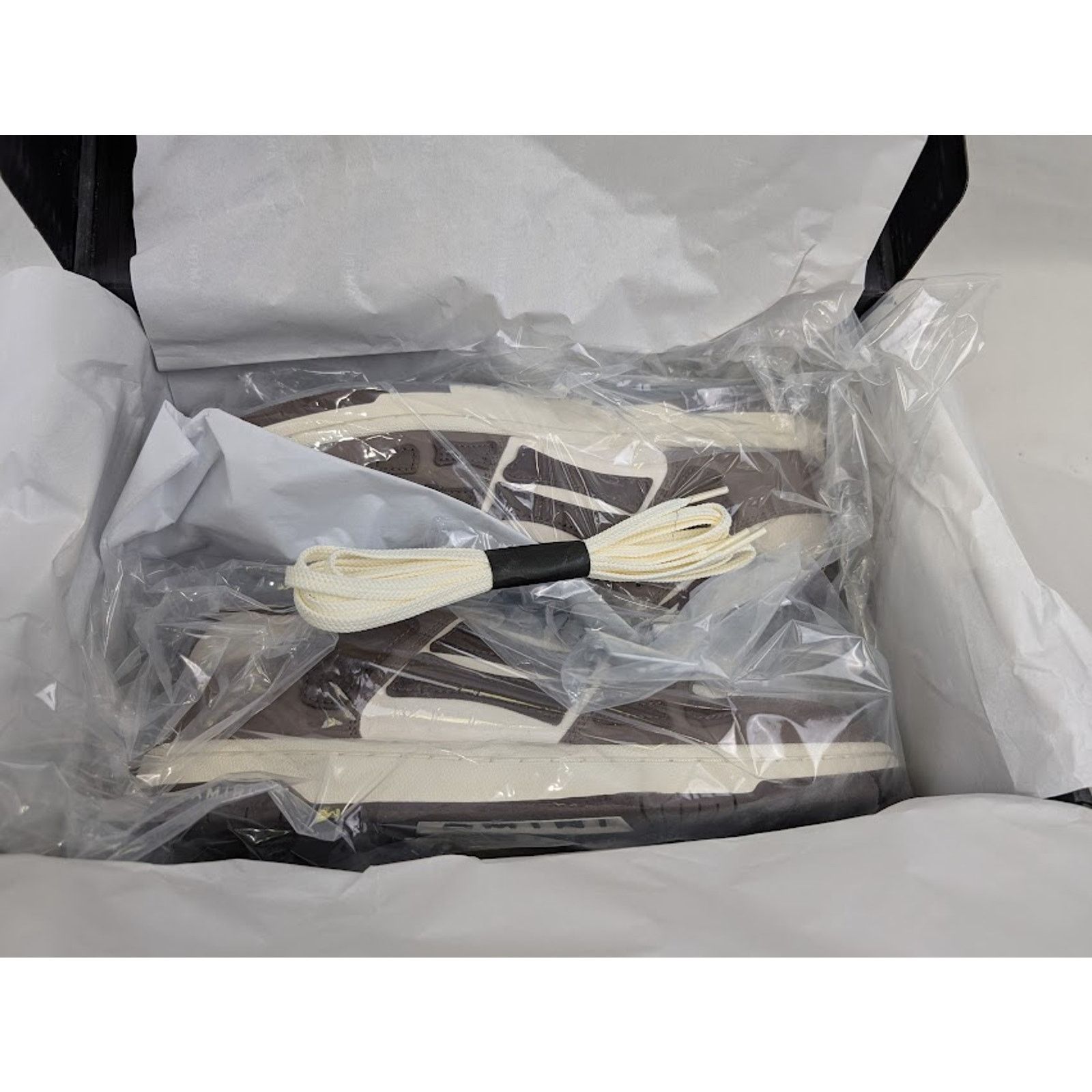 Amiri o1rshd1 Skelton Low-Top Sneakers in Brown Size US 9 / EU 42 - 21 Thumbnail