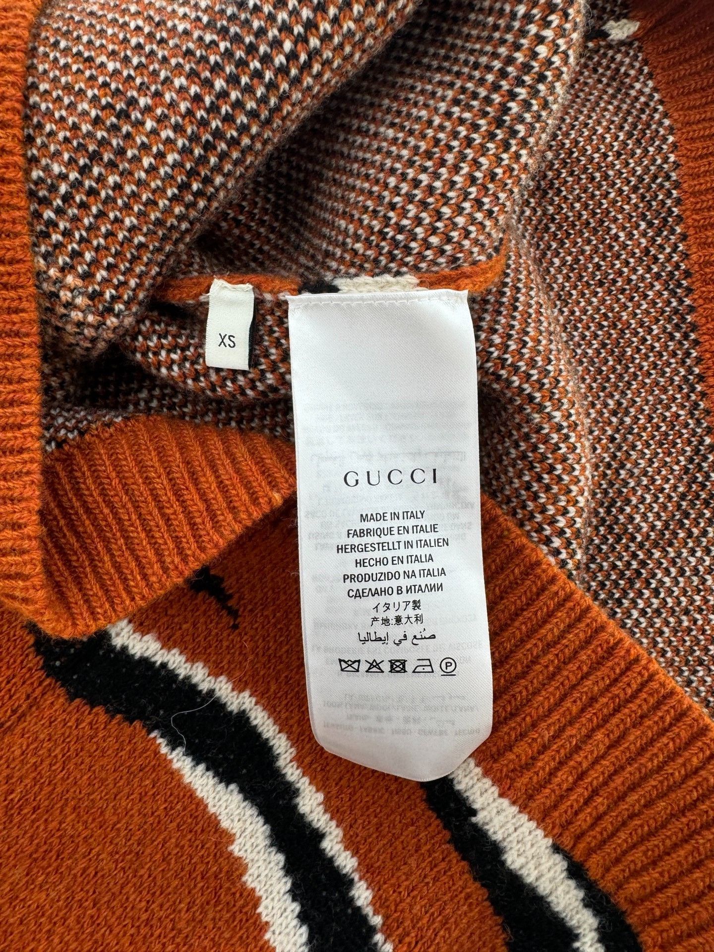 Gucci Gucci Tiger Pattern Tiger Head Printed Sweater Size US XS / EU 42 / 0 - 5 Thumbnail