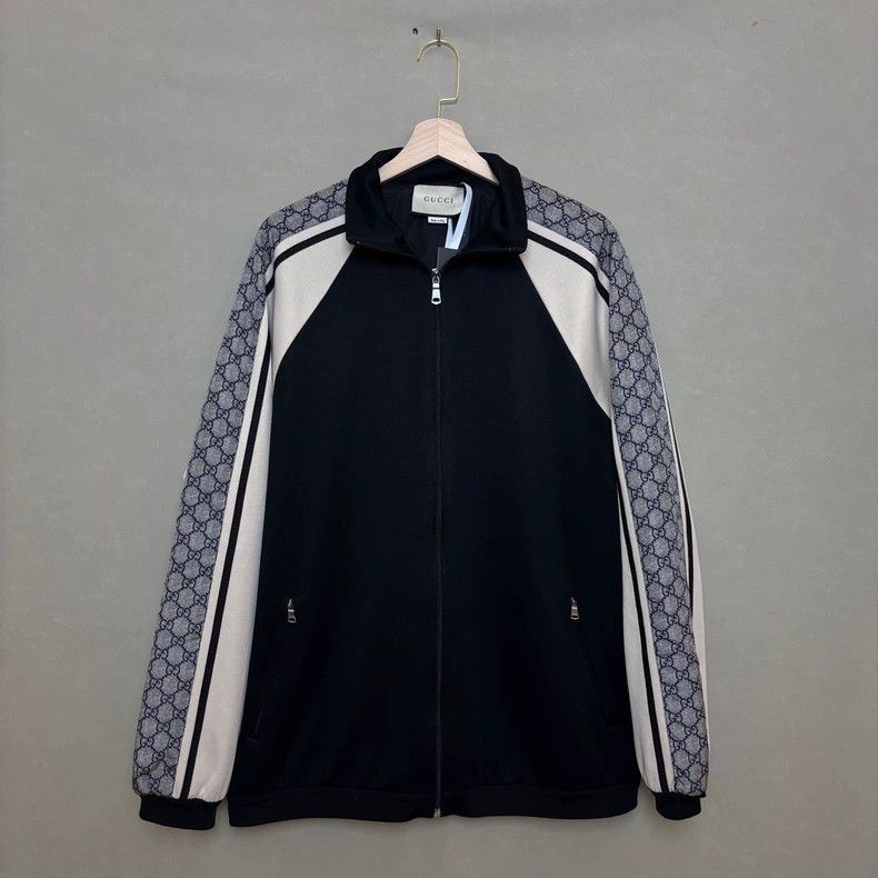 Gucci Gucci Arm snake pattern double Glogo zipper school uniform Size US M / EU 48-50 / 2 - 1 Thumbnail