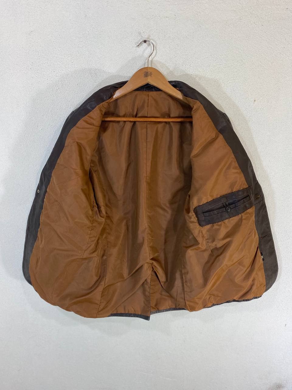 Japanese Brand vintage japanese brands pure leather jacket very nice design Size US M / EU 48-50 / 2 - 5 Thumbnail