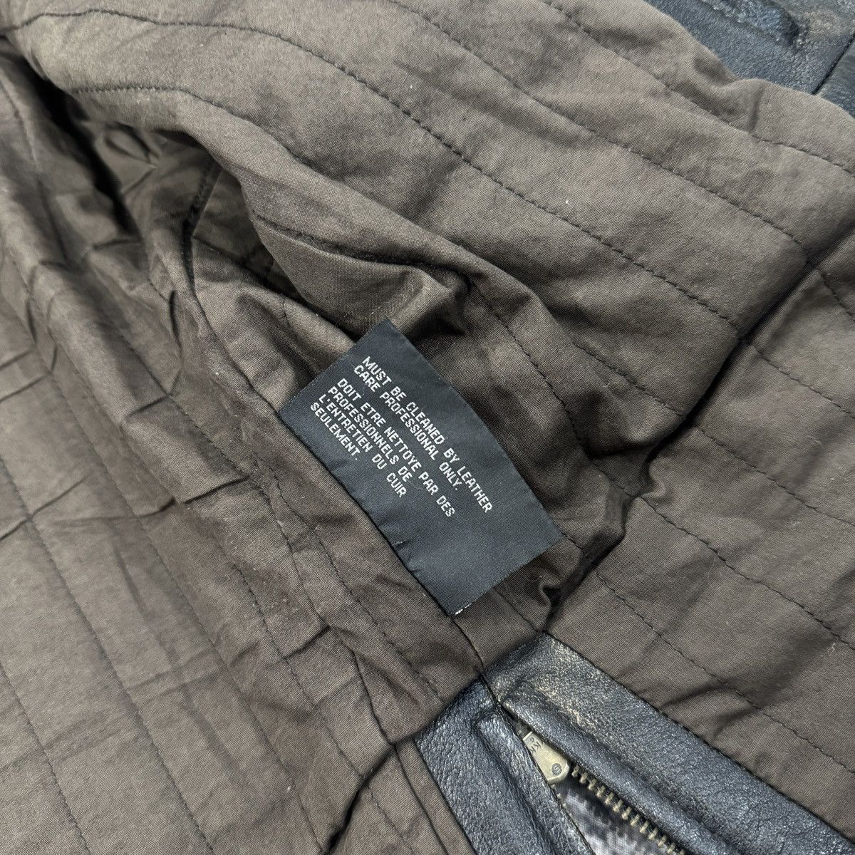 Levi's Vintage Levi's Faded Leather Cafe Racer Style Zip Jacket Size US S / EU 44-46 / 1 - 15 Thumbnail