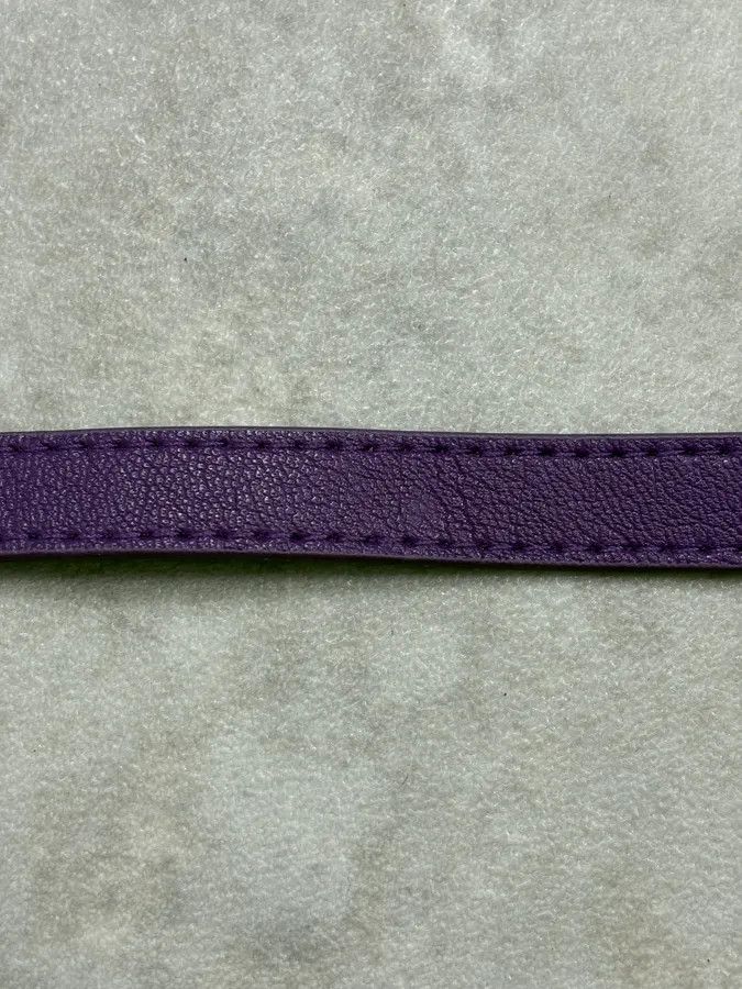 Balenciaga Balenciaga City Purple Studded Leather Bracelet Size ONE SIZE - 7 Thumbnail