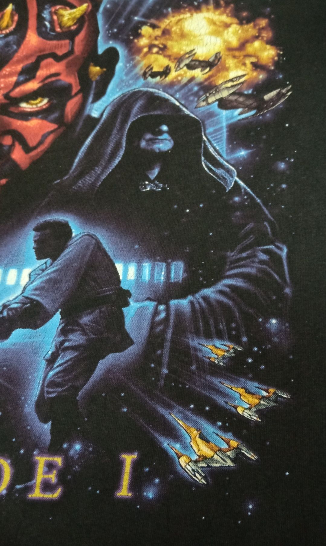 Star Wars × Vintage Vintage 90s Star Wars : Episode I – The Phantom Menace Movie Size US L / EU 52-54 / 3 - 10 Thumbnail