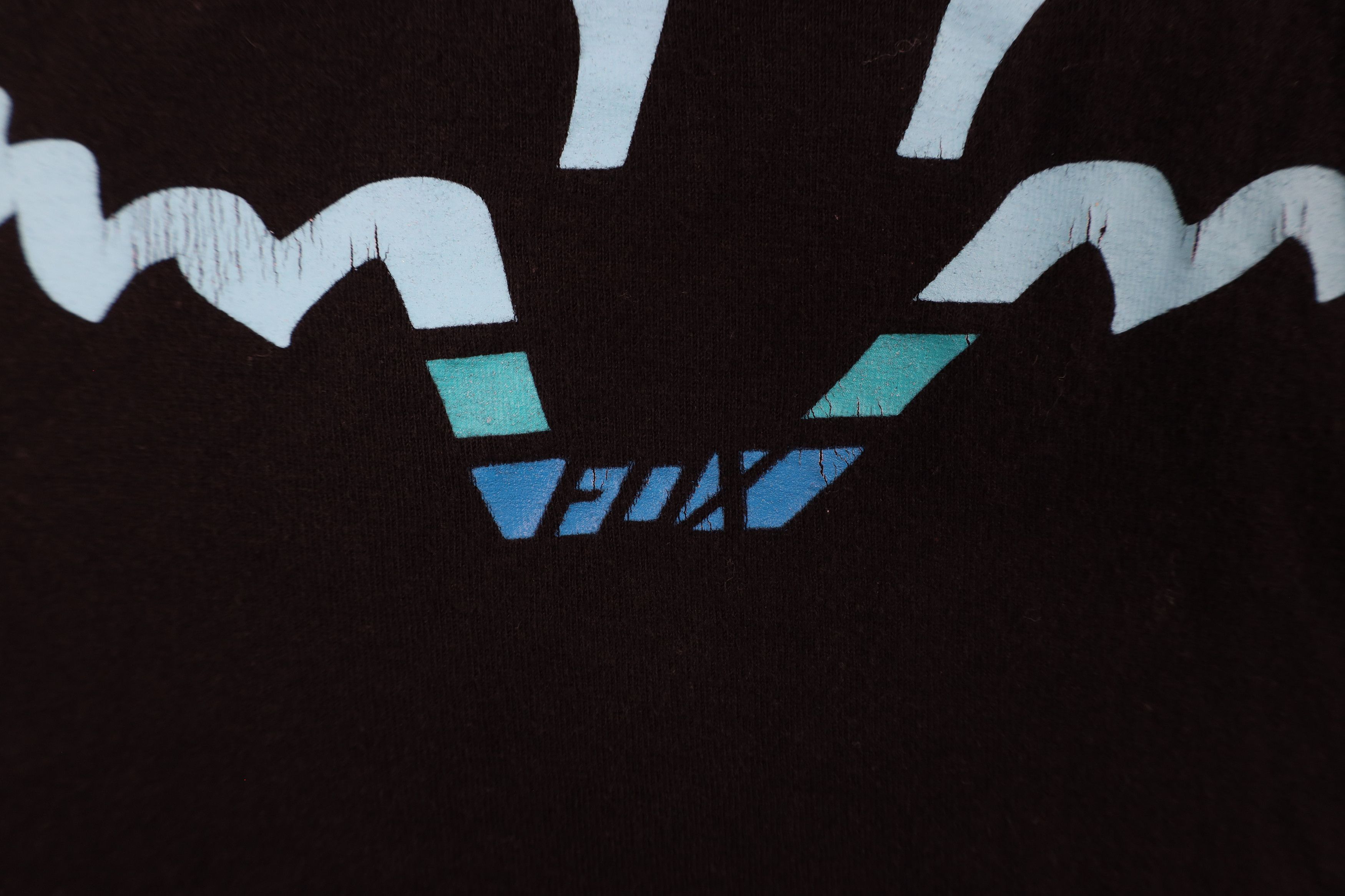 Fox Racing × Vintage Vintage Fox Racing Spell Big Logo Motocross T-Shirt Black Size US XXL / EU 58 / 5 - 5 Thumbnail