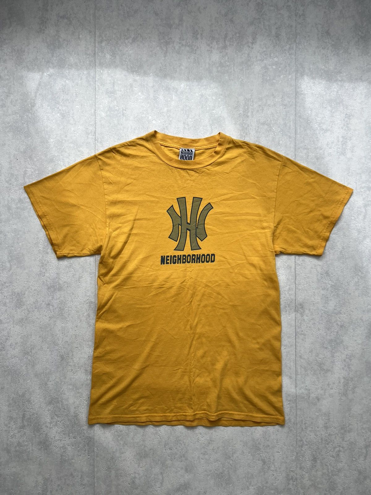 Neighborhood 00's NEIGHBORHOOD RARE VINTAGE YANKEES STYLE LOGO Y2K TEE Size US M / EU 48-50 / 2 - 1 Thumbnail