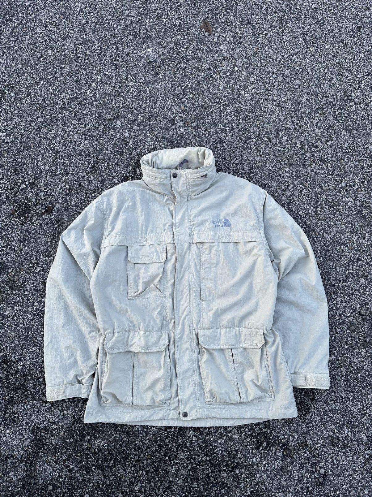 The North Face 👹The North Face Cream Utility Jacket Size US XL / EU 56 / 4 - 2 Thumbnail