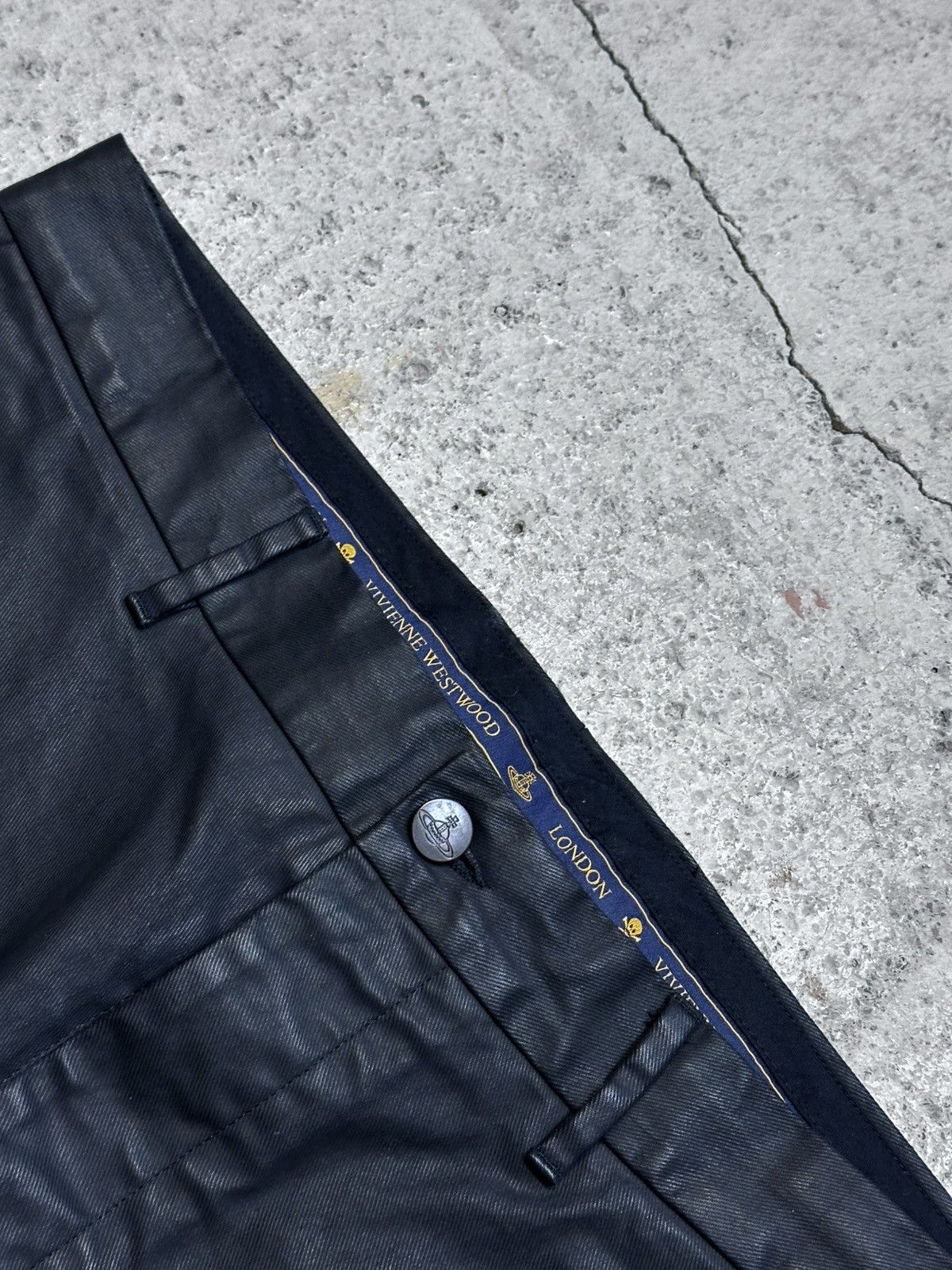 Vivienne Westwood Vivienne Westwood Black Biker Pants Panelled Slim Fit Size US 34 / EU 50 - 6 Thumbnail