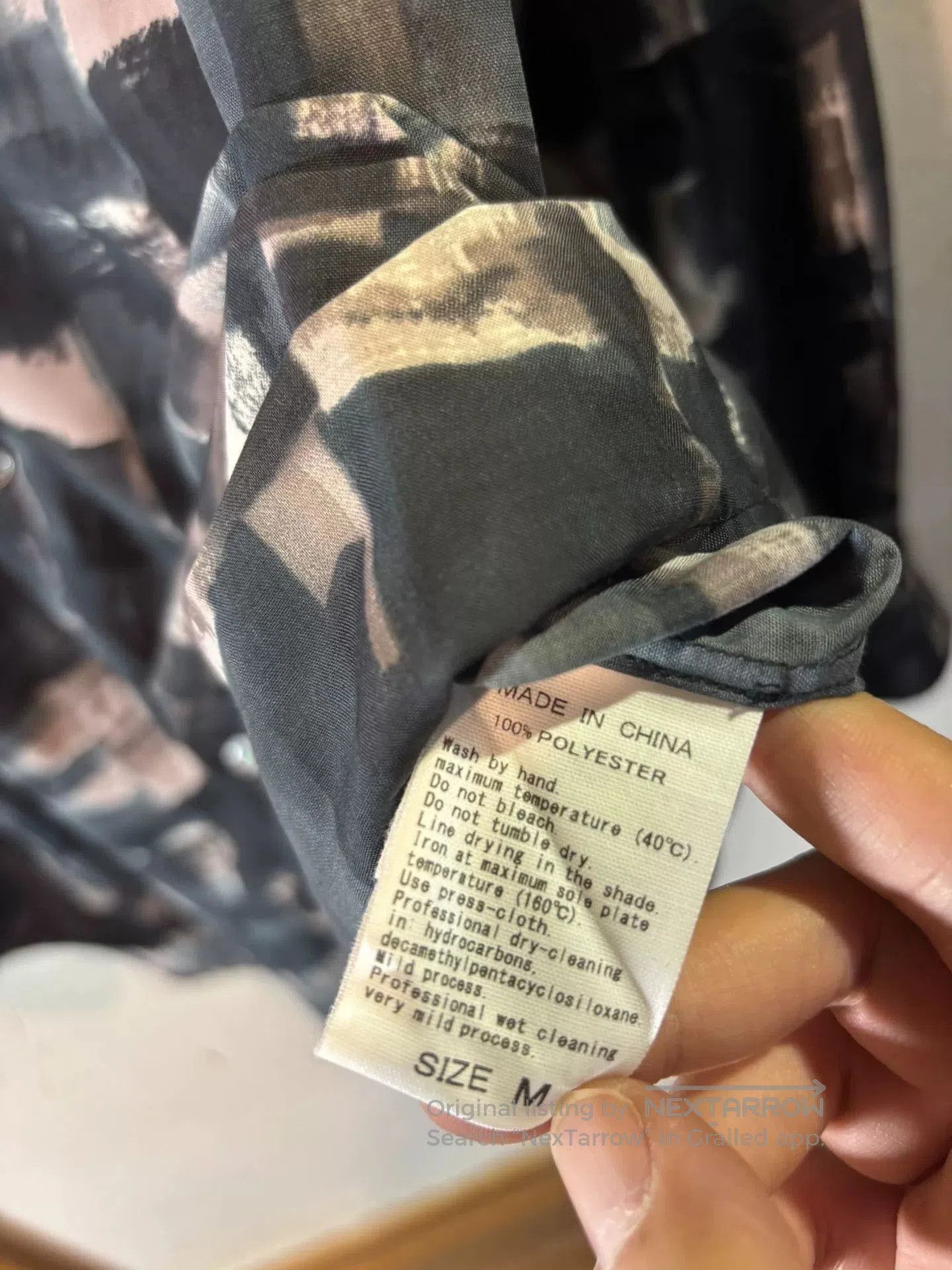 ADAM ET ROPE Adam et Rope Special Dyeing Tencel Shirt. Size US M / EU 48-50 / 2 - 6 Thumbnail