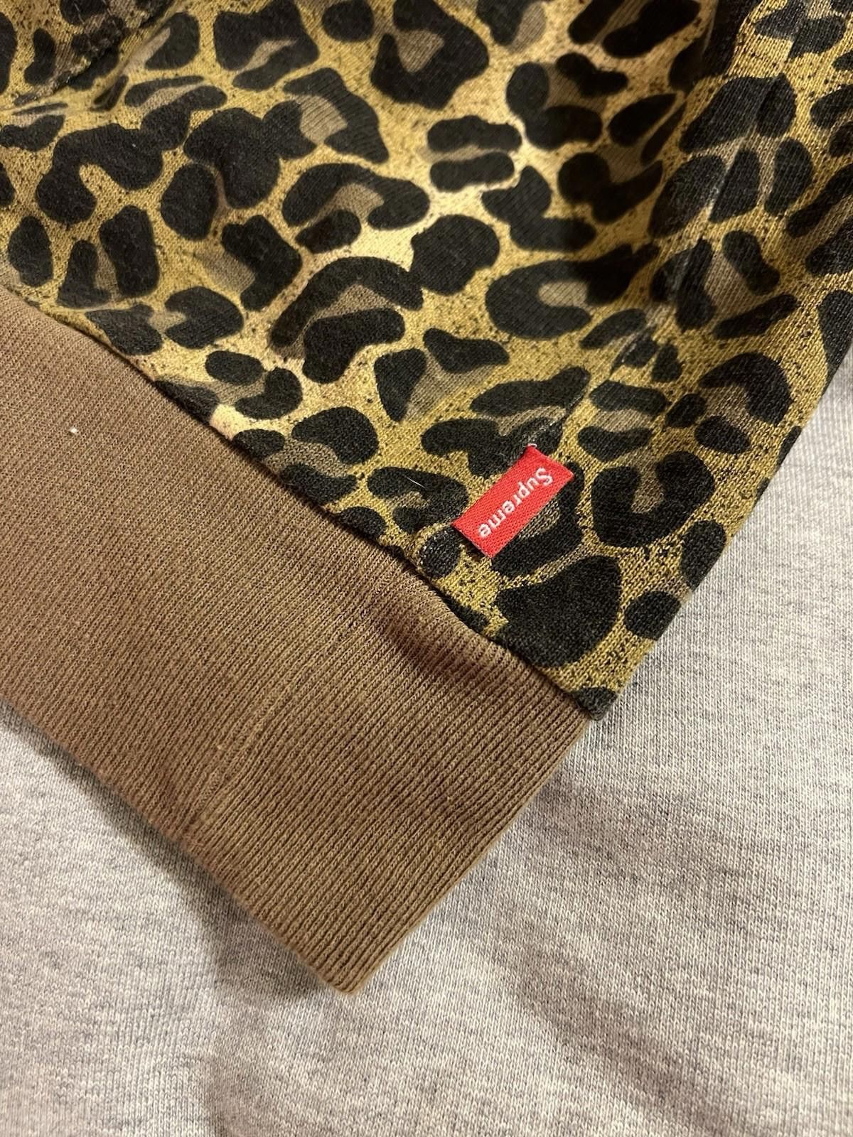 Supreme Supreme Silver Label 100% Cotton Thin Hoodie Leopard L Size US L / EU 52-54 / 3 - 5 Thumbnail