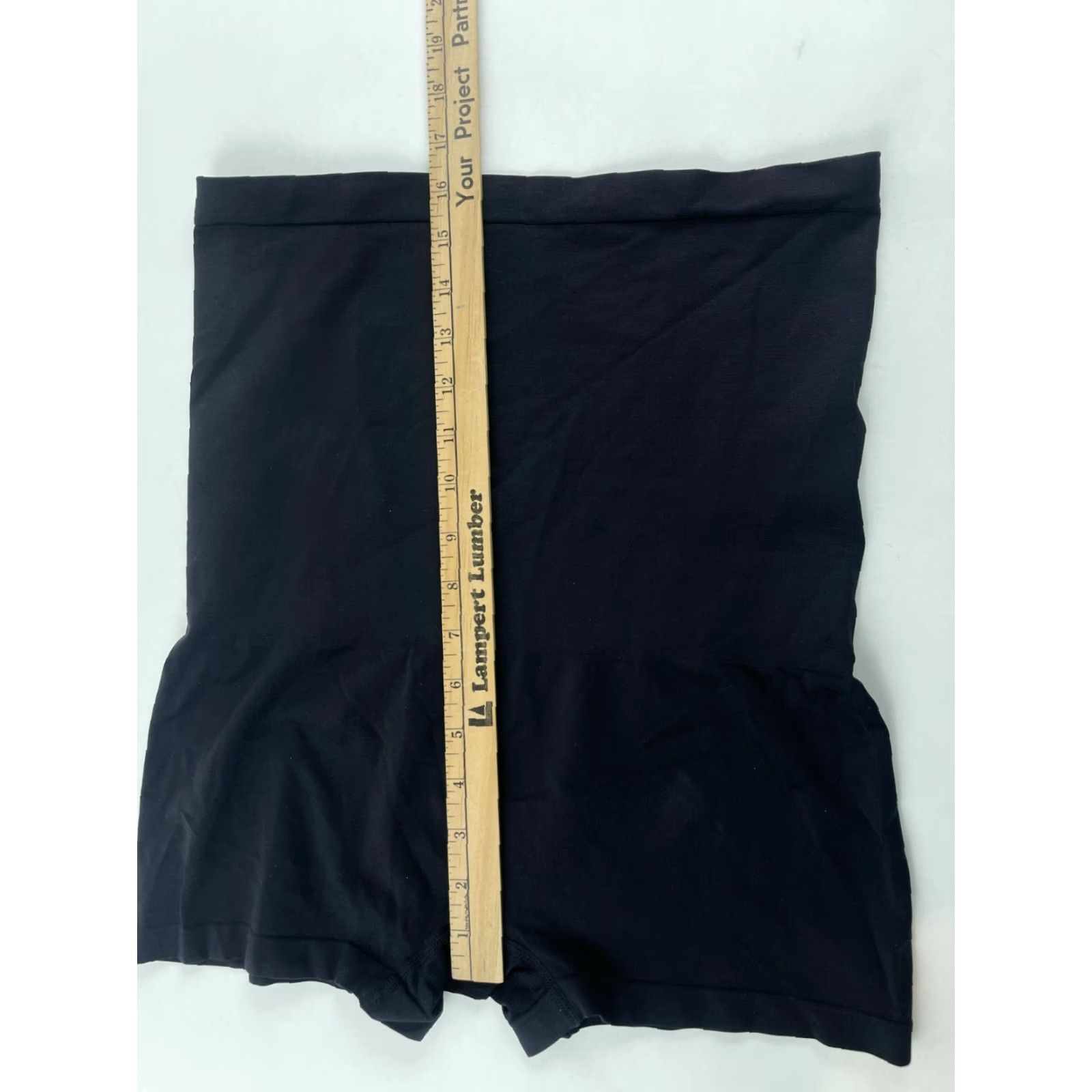 Jockey Jockey Life Collection Slimmer Short Shapewear Women's XXL Black Pull On High-Waisted Shapewear Size 40" / US 18 - 5 Thumbnail