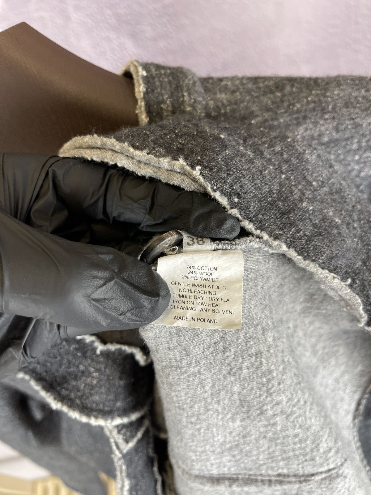 Other Jayko Jayko asymmetric wool cotton grey jacket Size M / US 6-8 / IT 42-44 - 10 Thumbnail