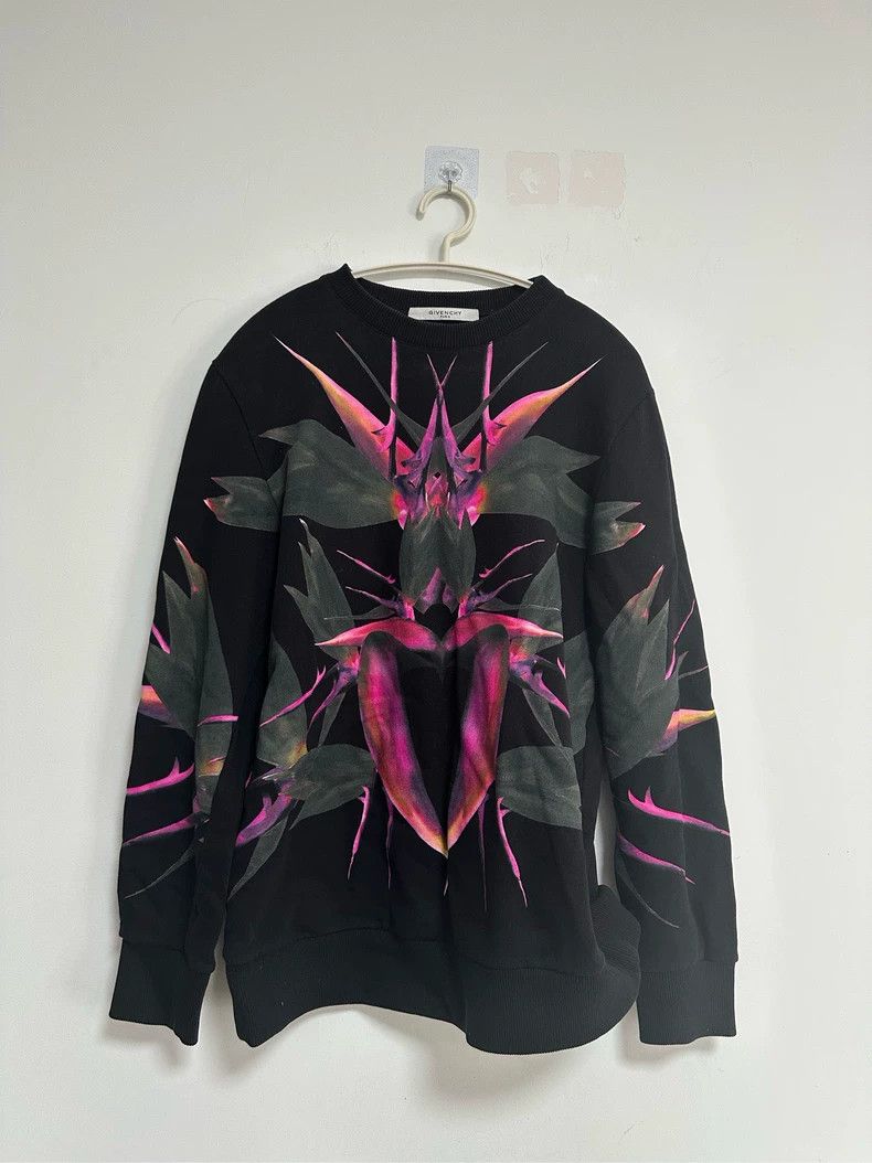 Givenchy Givenchy Paradise Bird Print Hoodie, Size S, Cool Black Pr Size US S / EU 44-46 / 1 - 1 Thumbnail