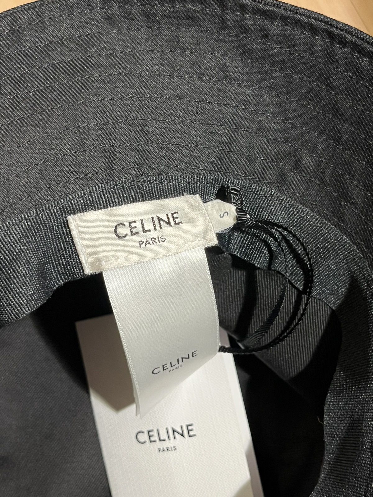 Celine Celine Bucket Hat Black - size S Size ONE SIZE - 4 Thumbnail