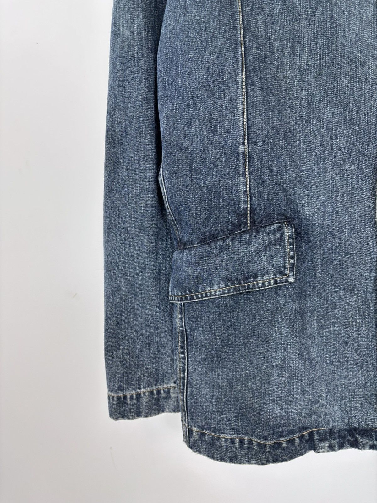 Burberry Burberry London Women’s Blue Denim Blazer Jacket Coat Size XL / US 12-14 / IT 48-50 - 7 Thumbnail