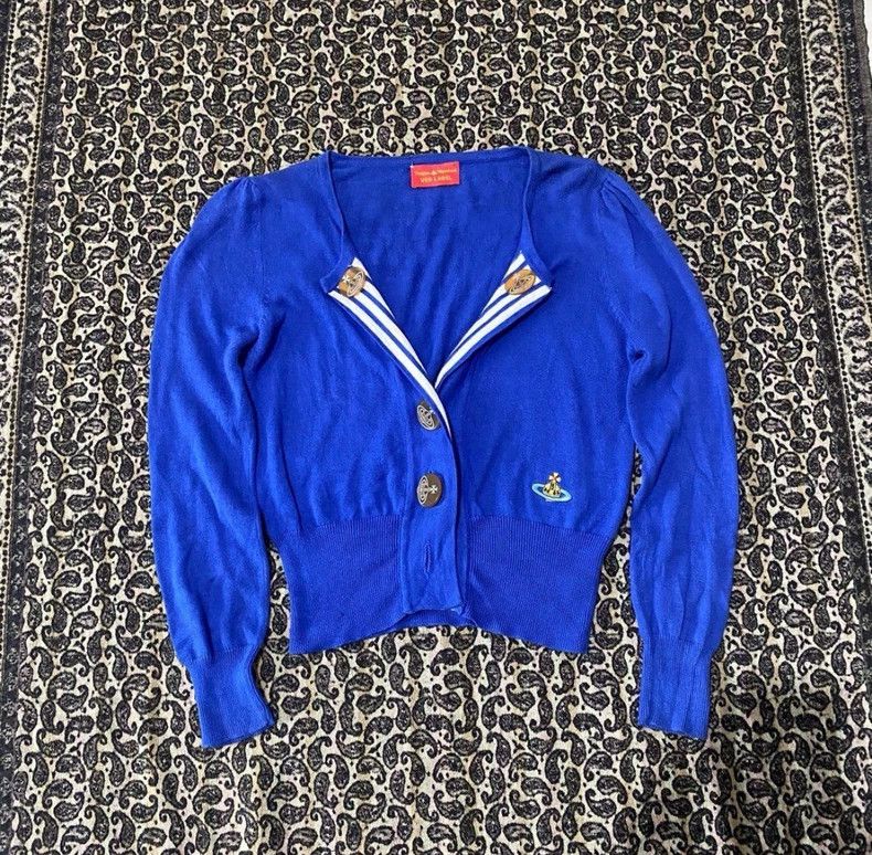 Vivienne Westwood Vivienne Westwood size2 The Navy wears a blue knit sweater Size M / US 6-8 / IT 42-44 - 1 Thumbnail
