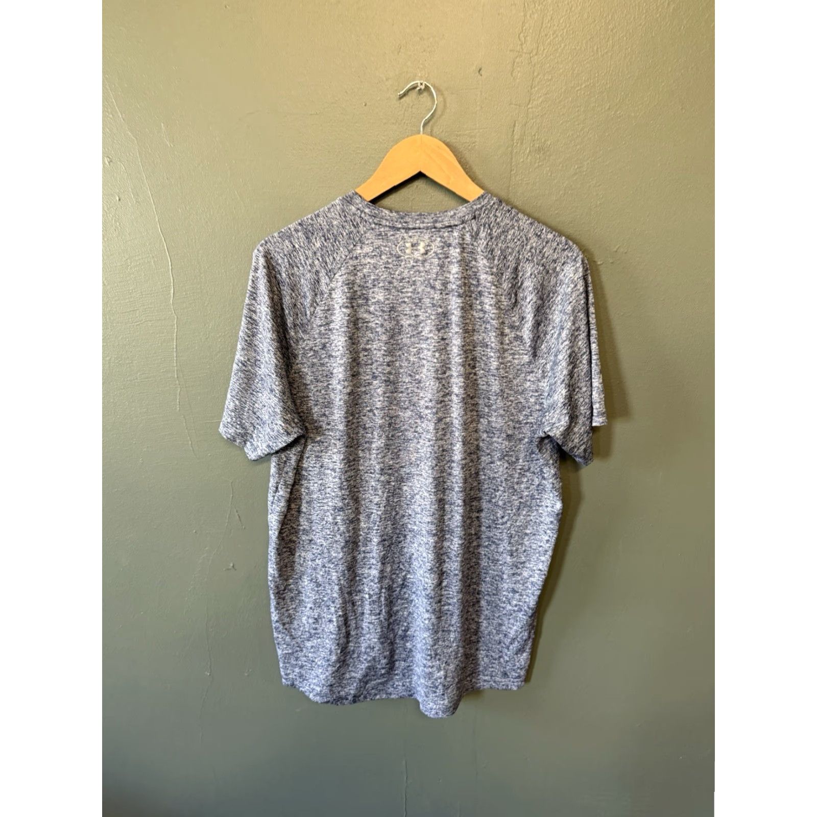 Under Armour Under Armour Mens Athletic Short Sleeve T-Shirt Blue L Large Athletic Tee Shirt Size US L / EU 52-54 / 3 - 2 Thumbnail
