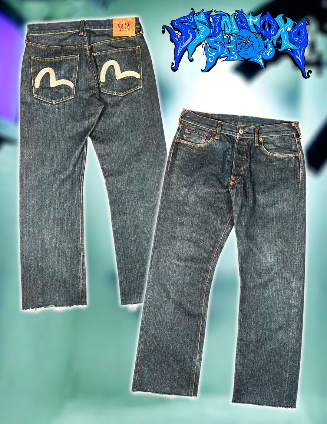 Evisu × Vintage Vintage No 2 Lot 2006 Evisu Denim Jeans | Grailed