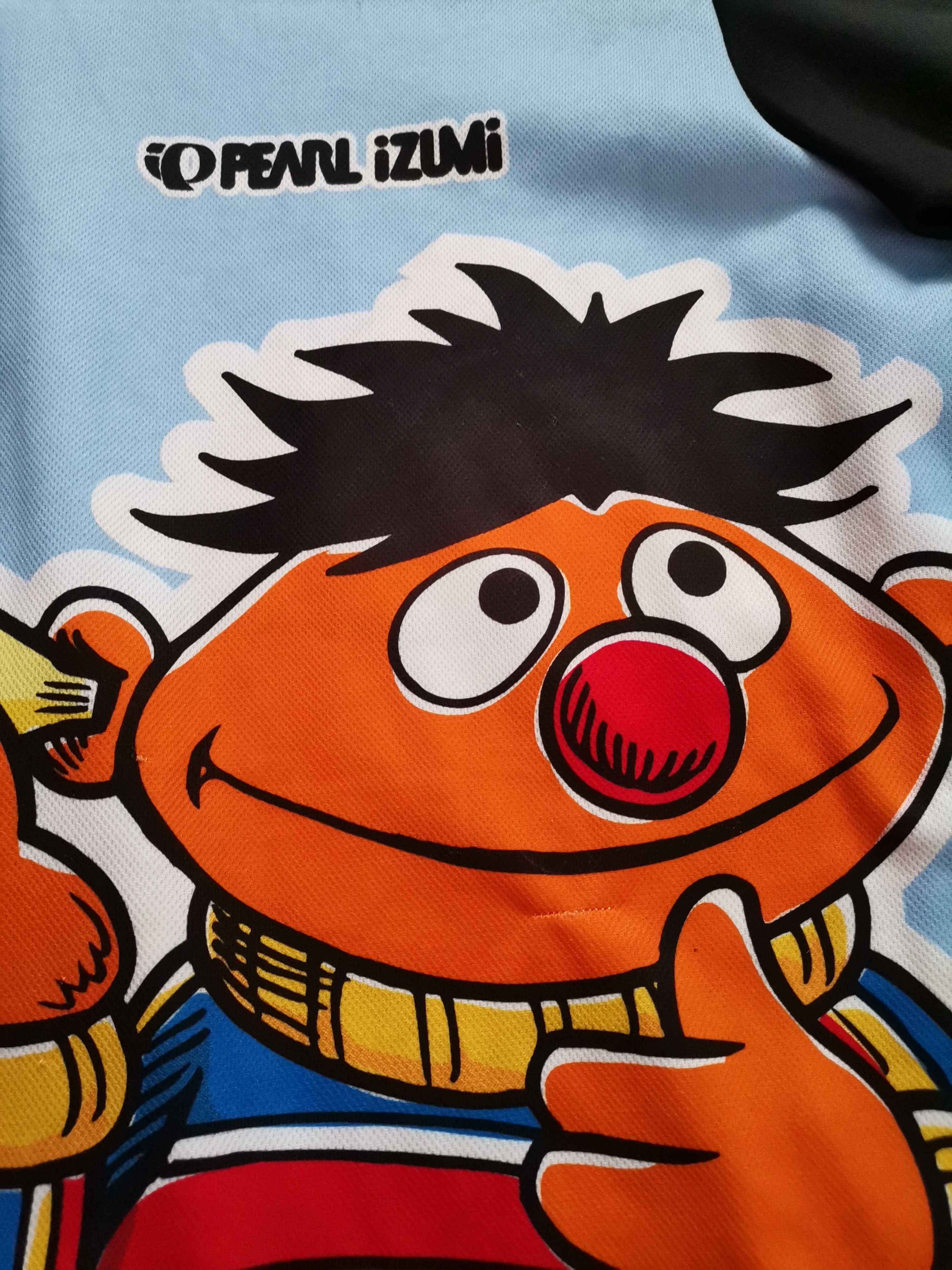 PEARL iZUMi Vintage Pearl Izumi x Sesame Street 2006 Cycling Jersey Size US L / EU 52-54 / 3 - 2 Thumbnail