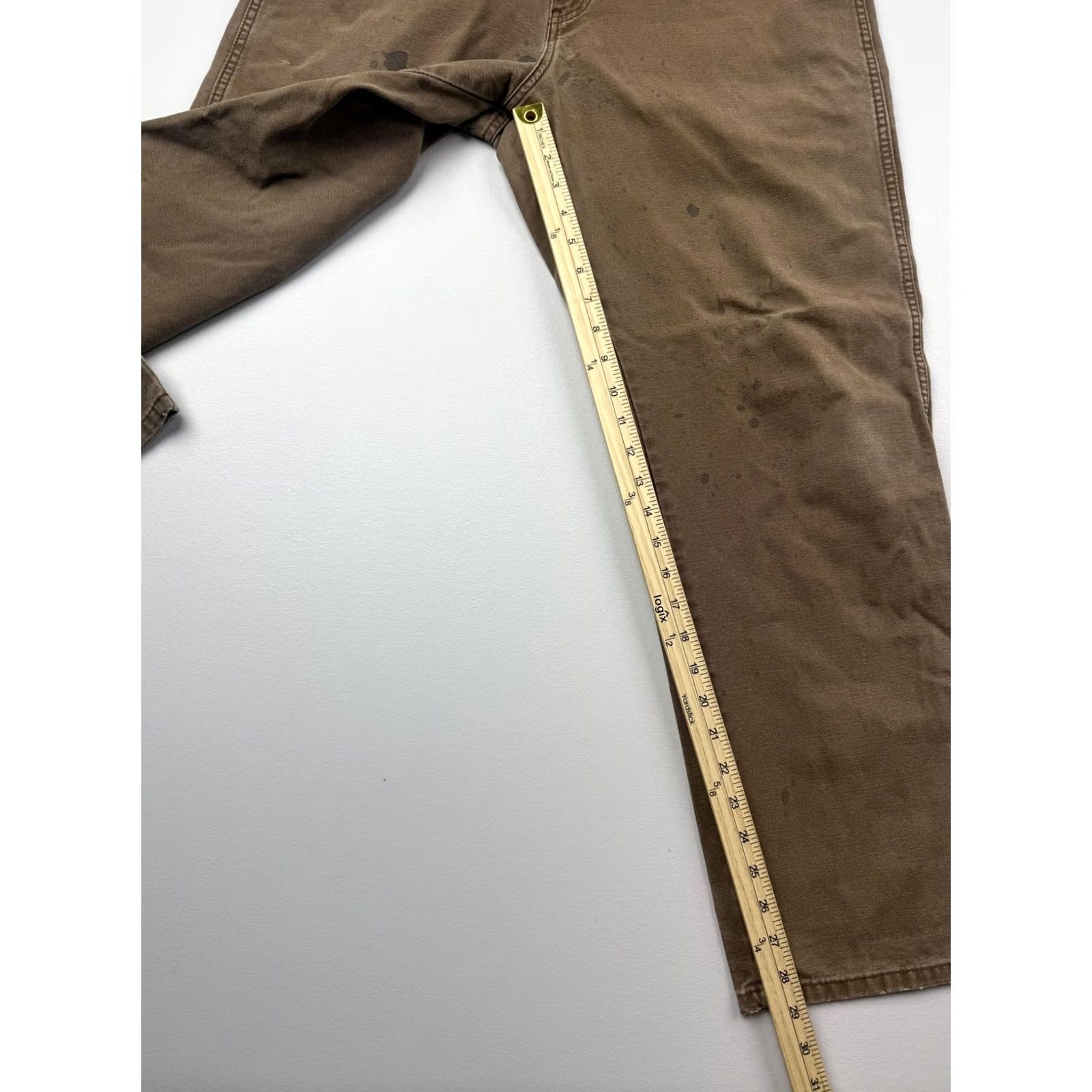 Dickies Dickies Brown Carpenter Pants Mens 34x30 Relaxed Fit Canvas Workwear Size US 34 / EU 50 - 4 Thumbnail