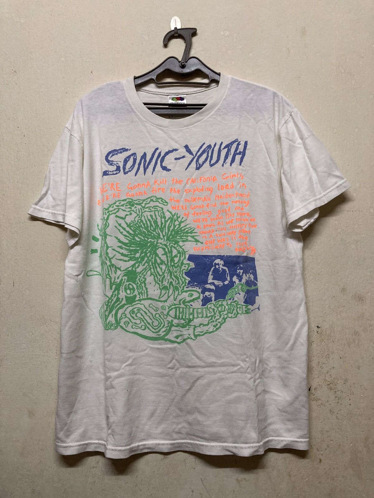 Band Tees × Vintage Vintage 00s Sonic Youth Tshirt Size US M / EU 48-50 / 2 - 1 Thumbnail