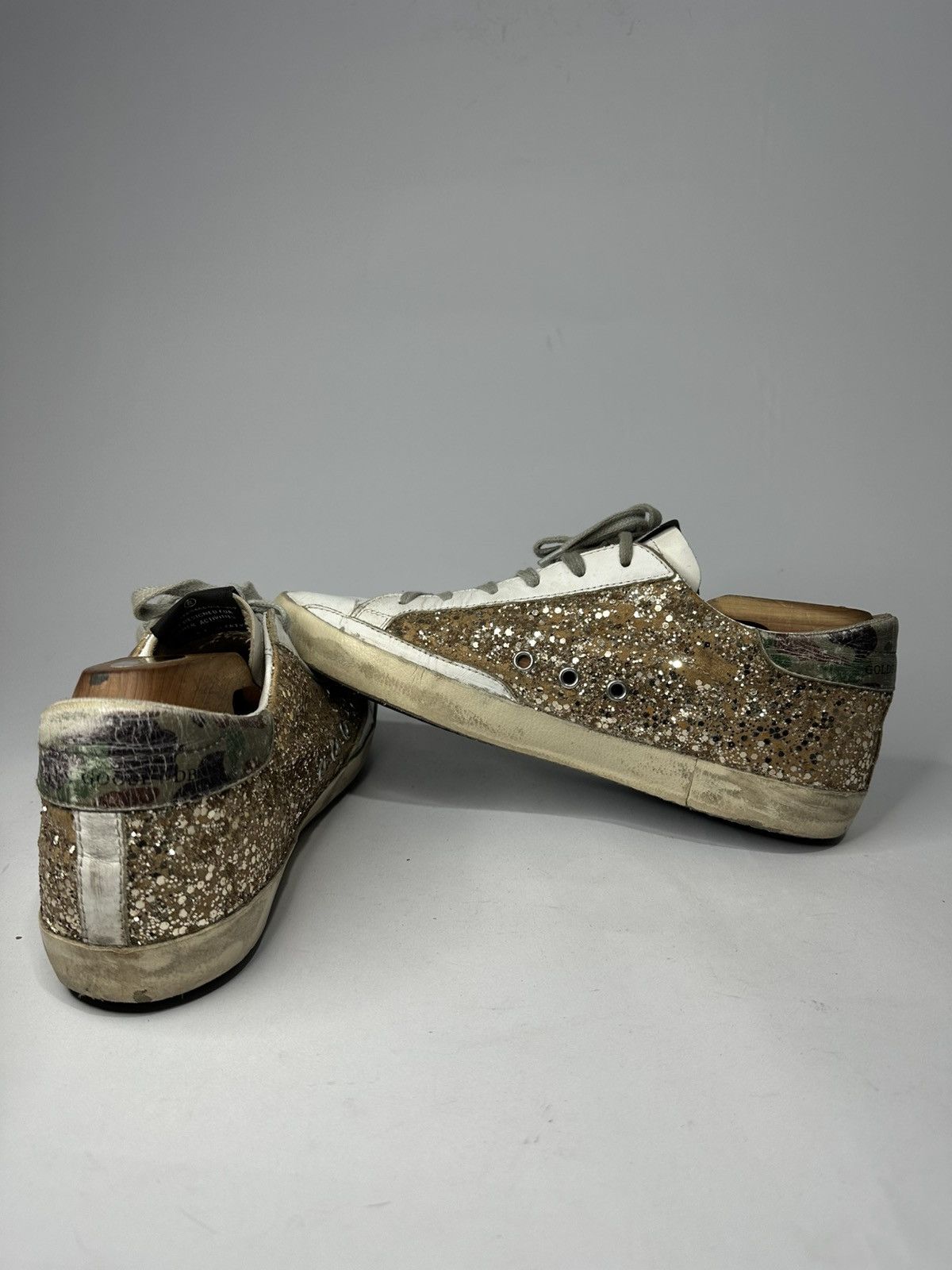 Golden Goose Golden Goose Superstar Camo Glitter Limited Edition Sneakers Size US 8 / EU 41 - 4 Thumbnail
