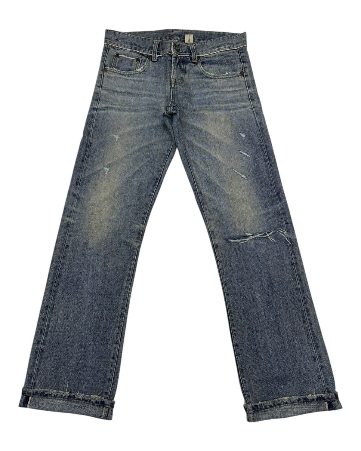 Kapital Vintage L’selvage Distressed Denim Jeans Size US 30 / EU 46 - 1 Thumbnail