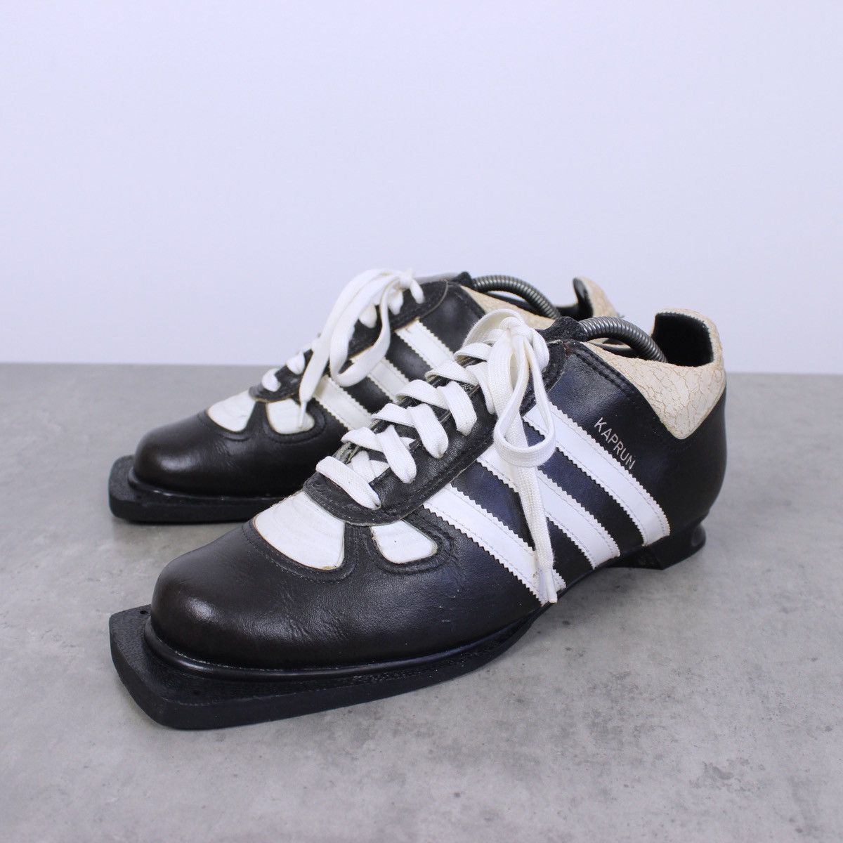 adidas gazelle silver green womens Vintage Adidas Velcro Sneakers US 7  dla dushy