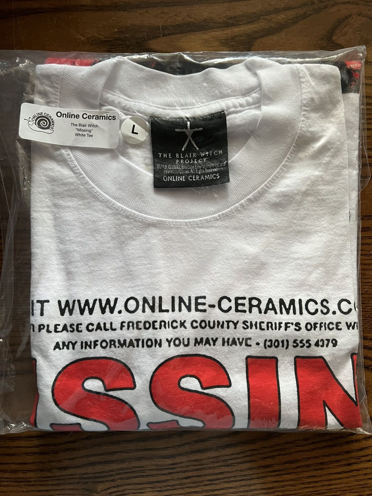 Online Ceramics Online Ceramics / Blair Witch "Missing" Tee Size US L / EU 52-54 / 3 - 1 Thumbnail